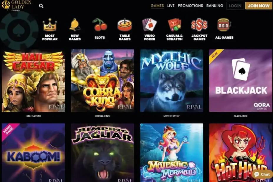 Golden Lady Casino Review