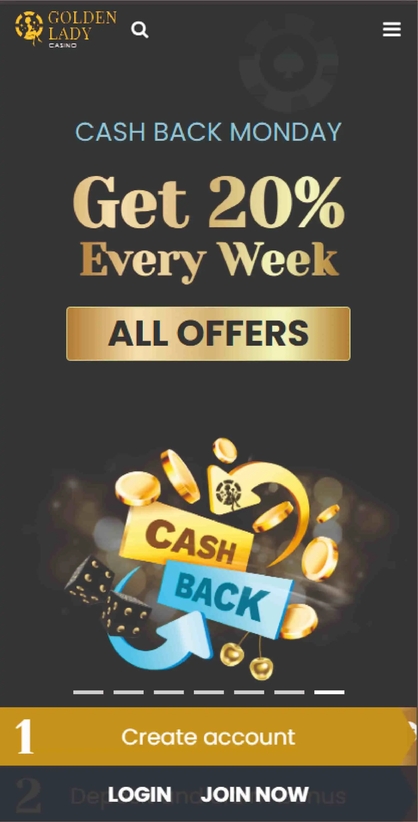 Golden Lady Casino Mobile Games Review