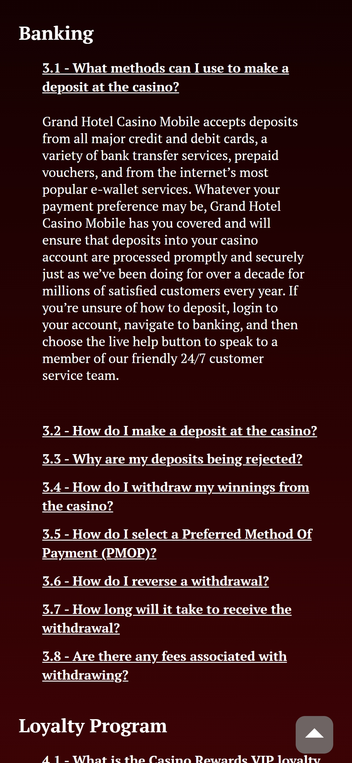 Grand Hotel Casino Mobile Payment Methods Review