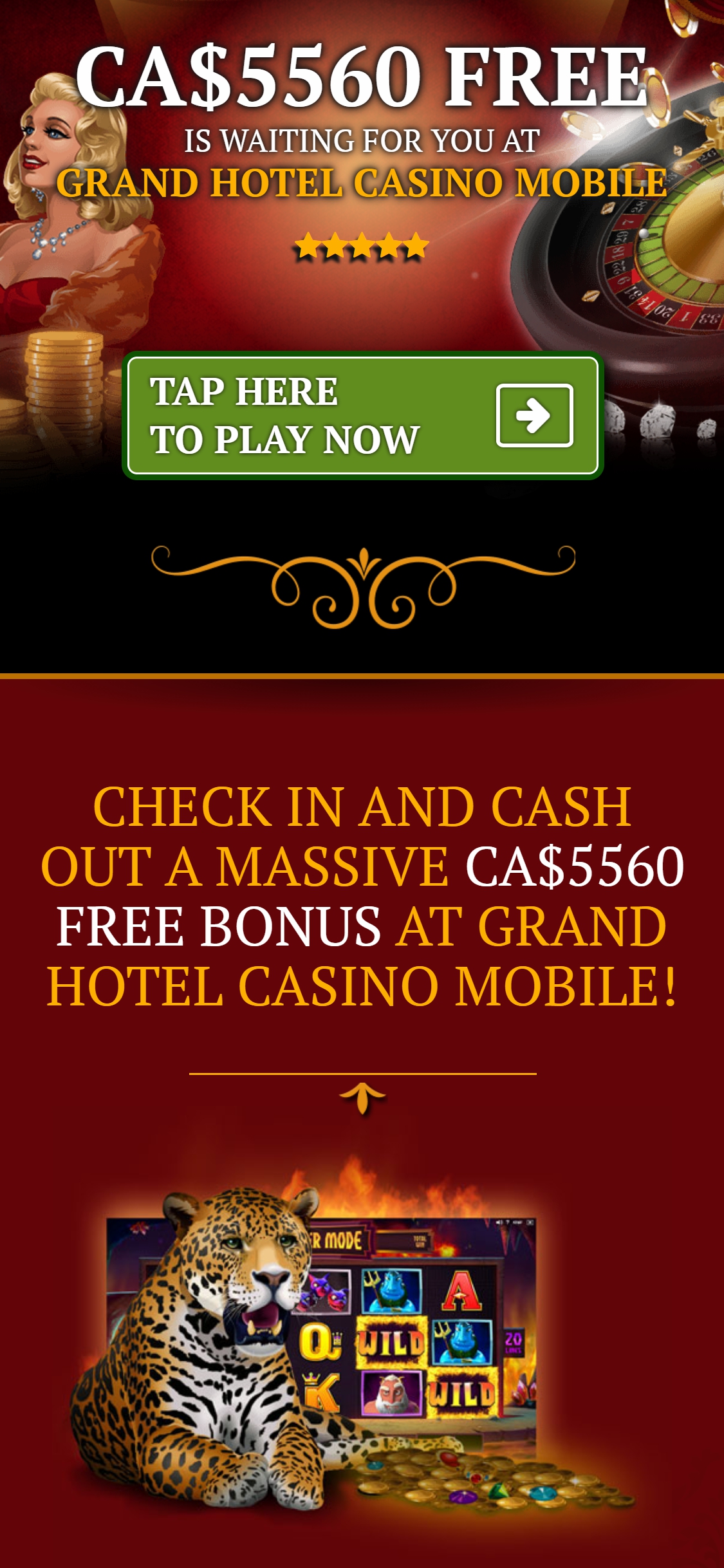 Grand Hotel Casino Mobile No Deposit Bonus Review