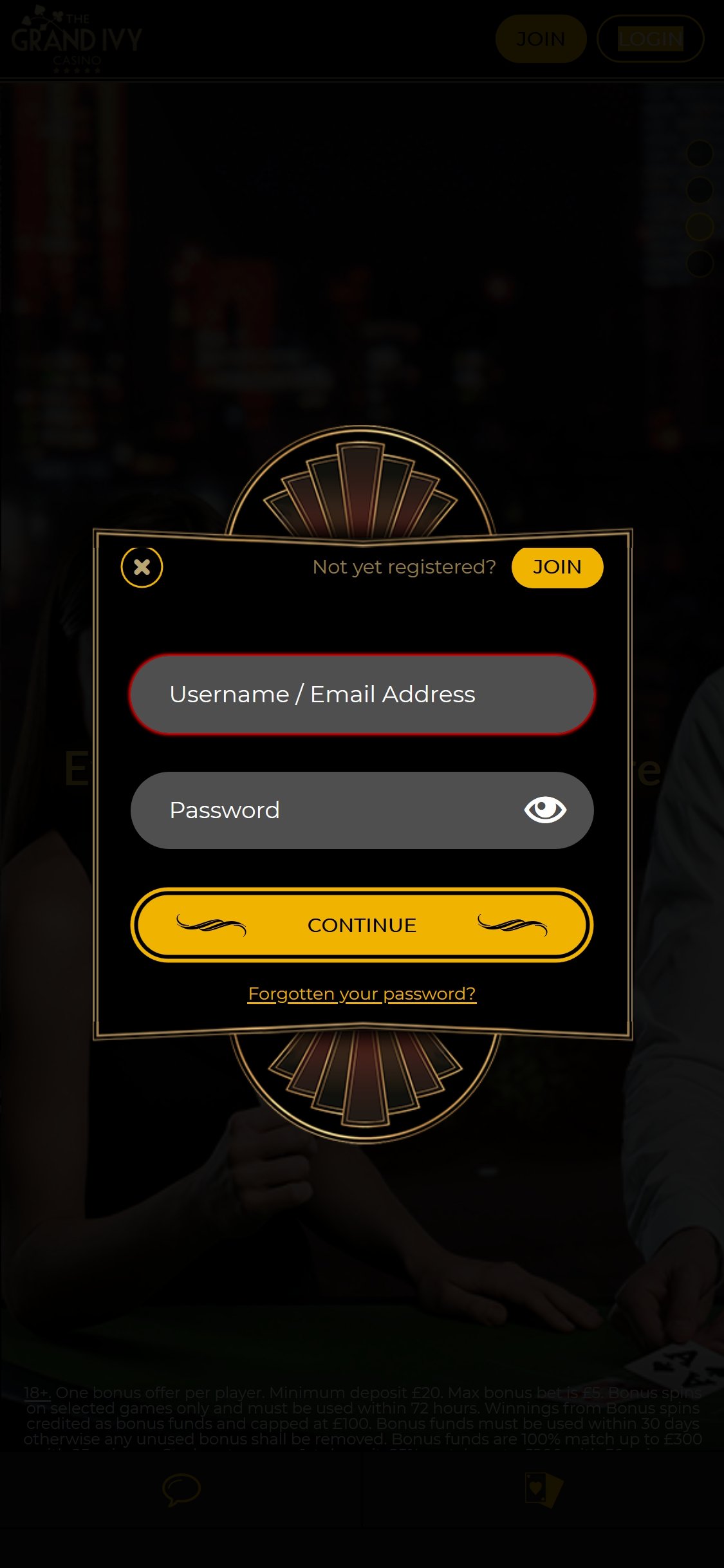 Grand Ivy Casino Mobile Login Review