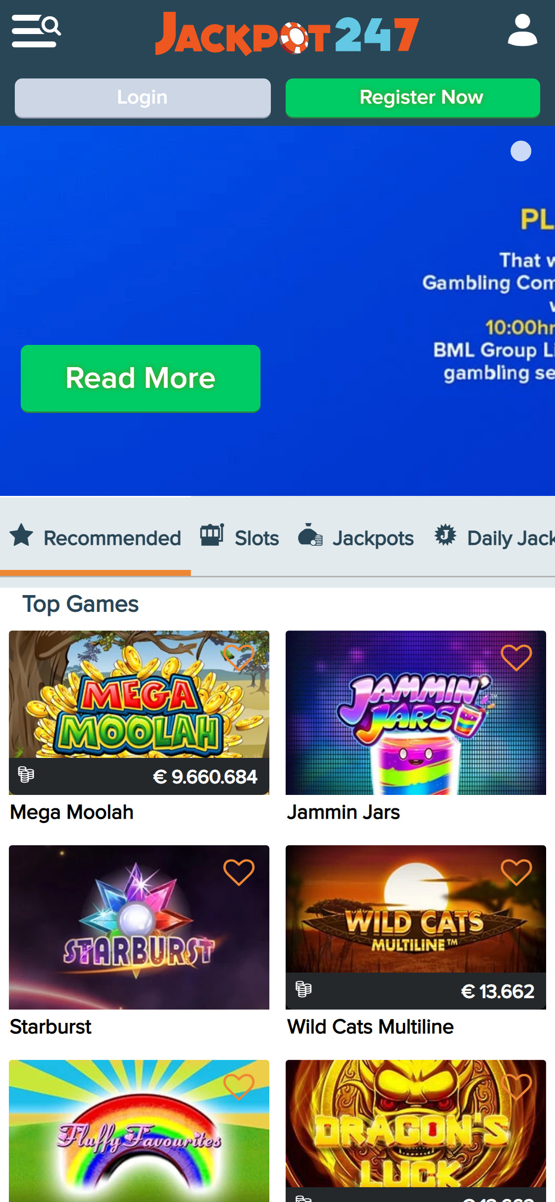 Jackpot247 Casino Mobile Login Review