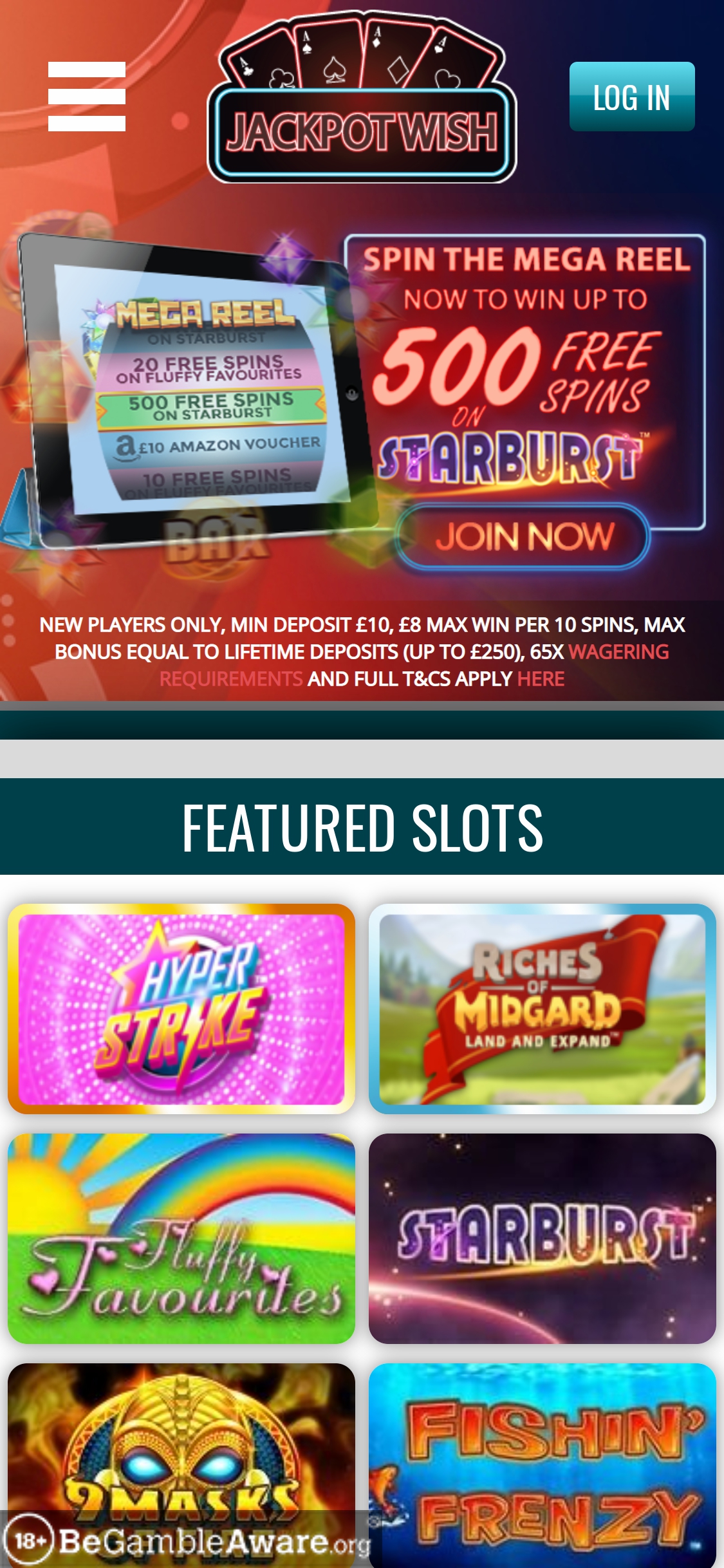 Jackpot Wish Casino Mobile Review