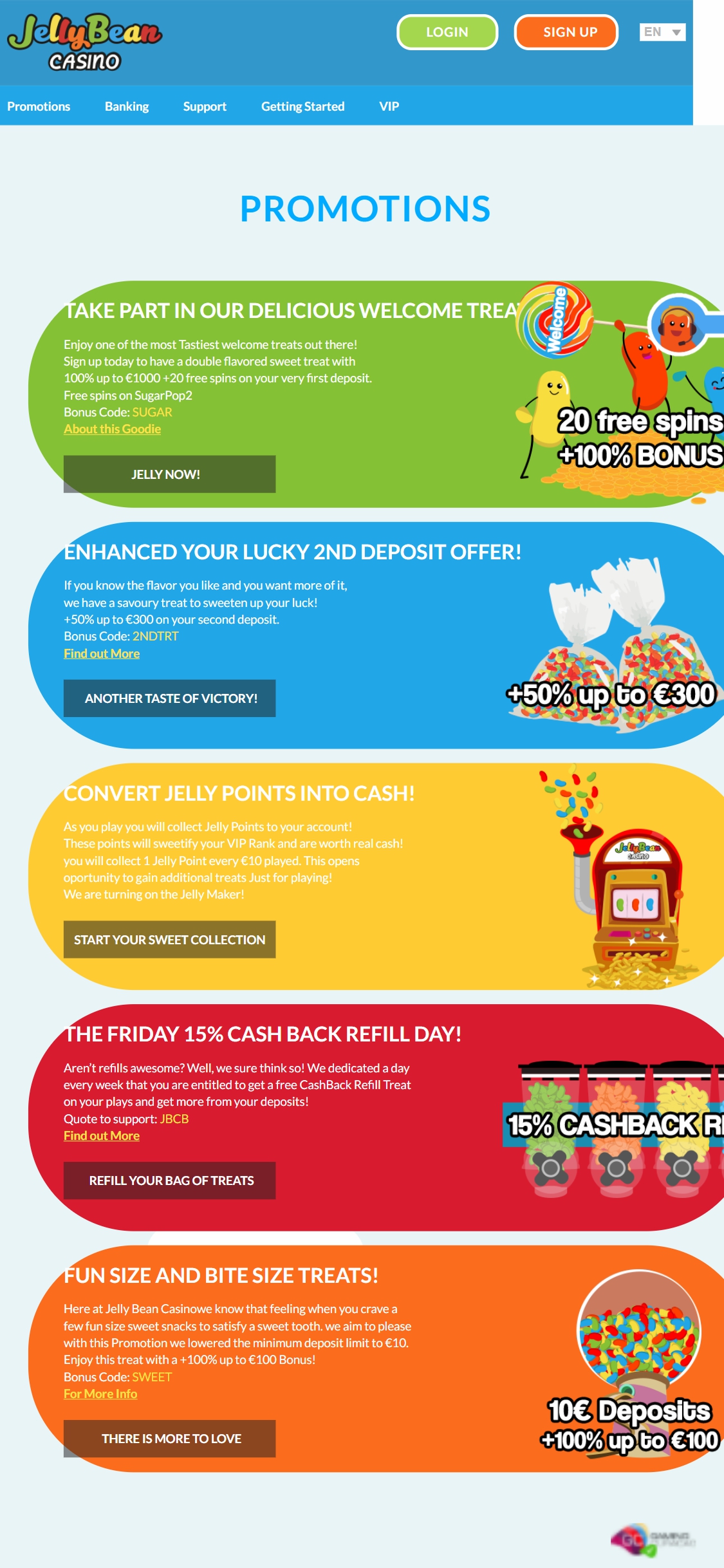 Jelly Bean Casino Mobile No Deposit Bonus Review