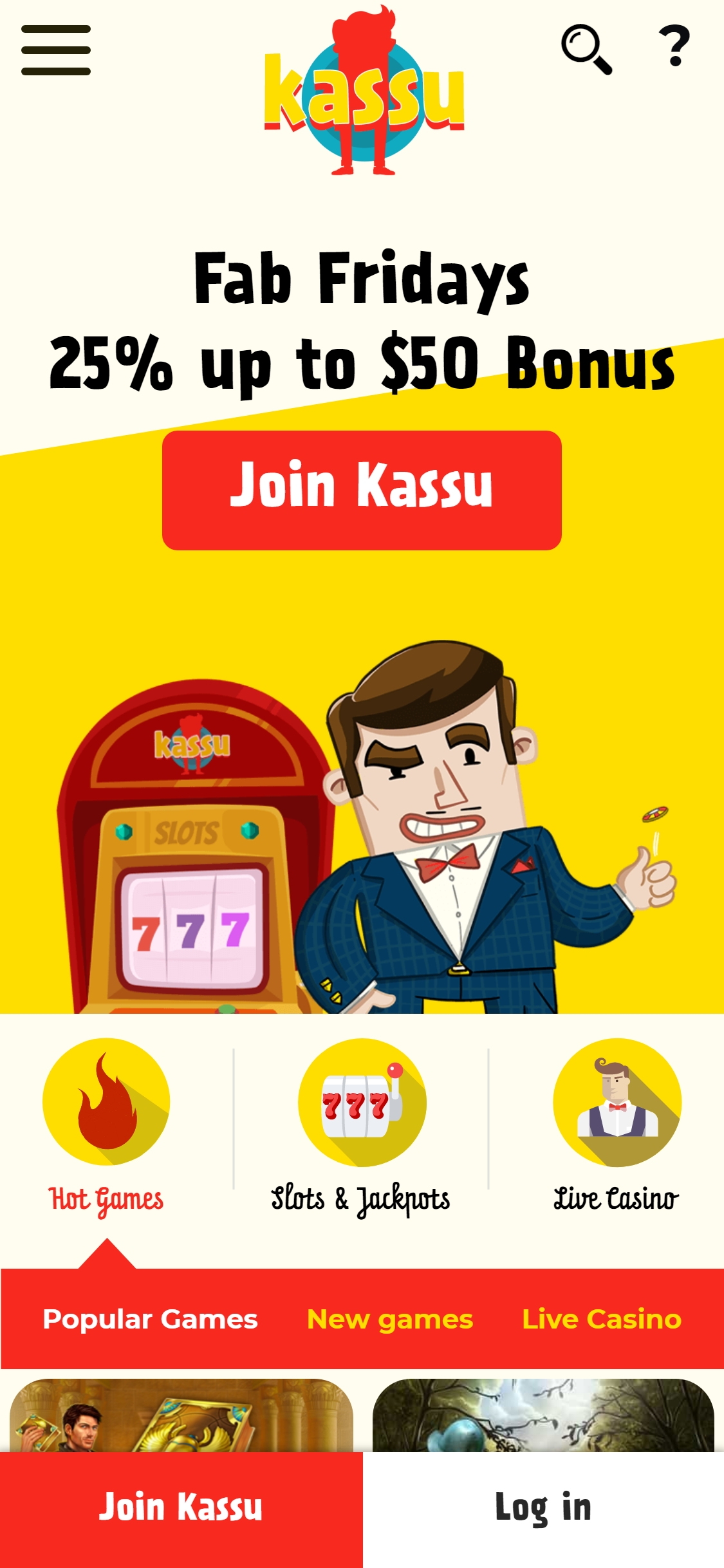 Kassu Casino Mobile Review