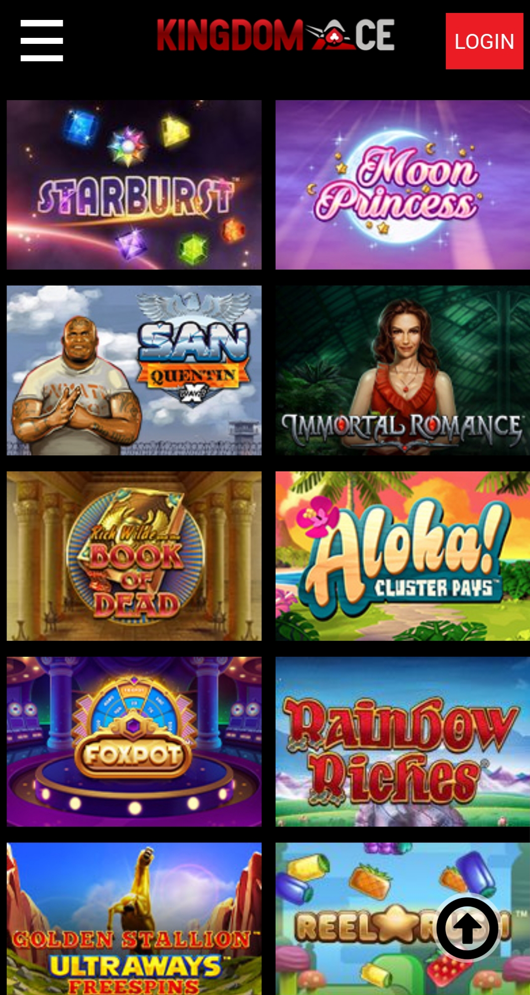 KingdomAce Casino Mobile Games Review