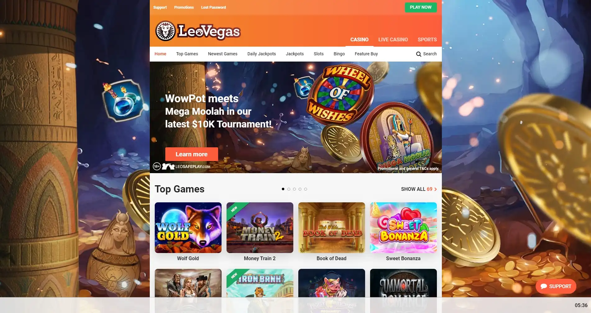 Leo Vegas Casino Review