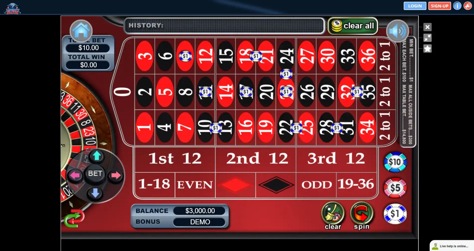 Liberty Slots Casino Casino Games