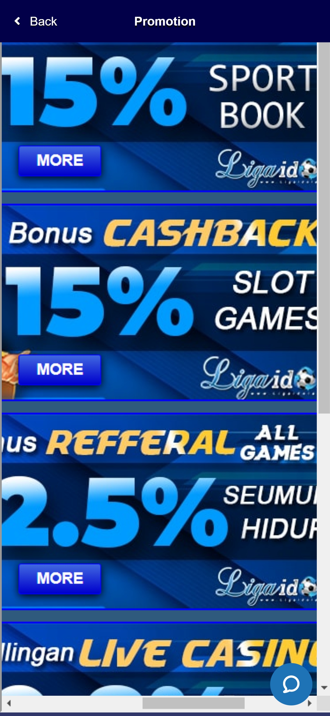 Liga Idola Casino Mobile No Deposit Bonus Review