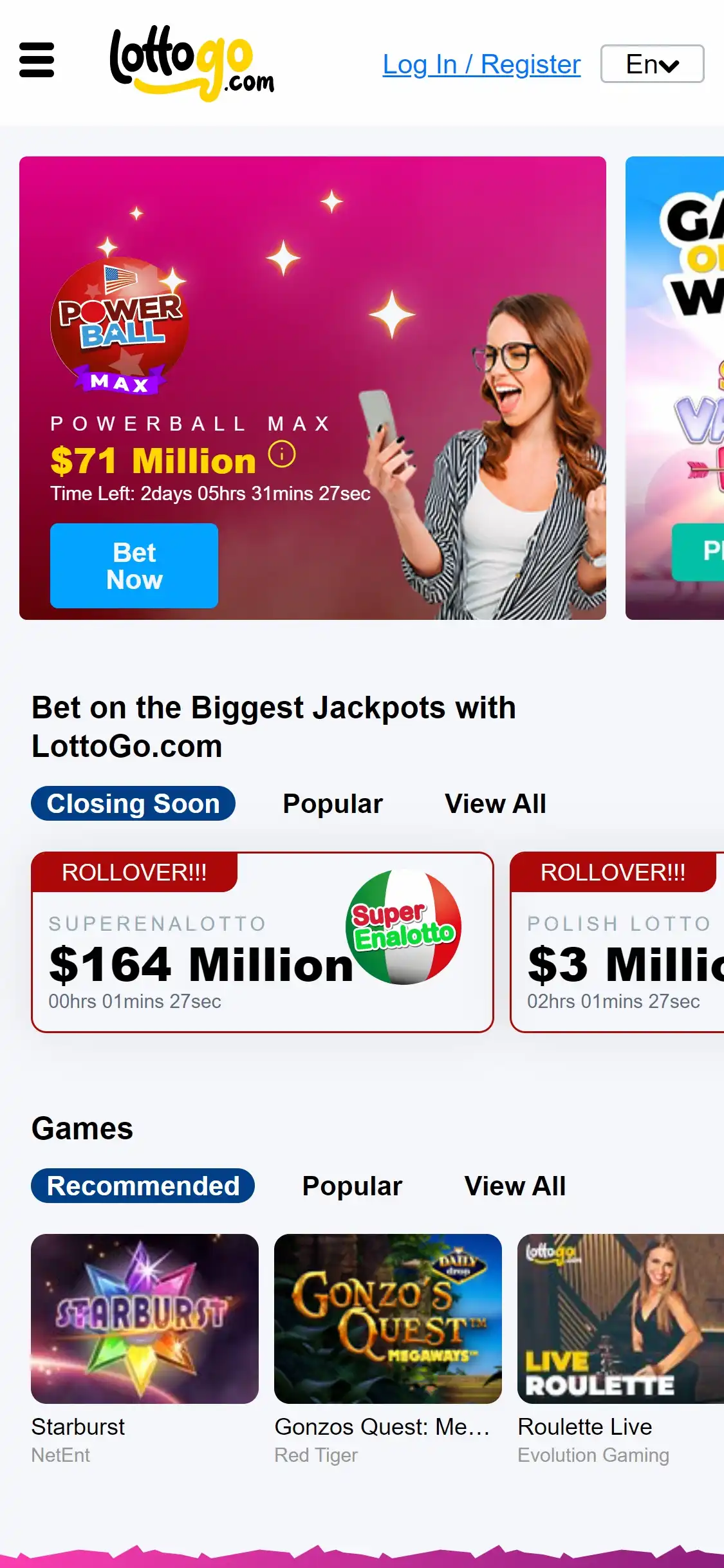 Lotto Go Casino Mobile Review