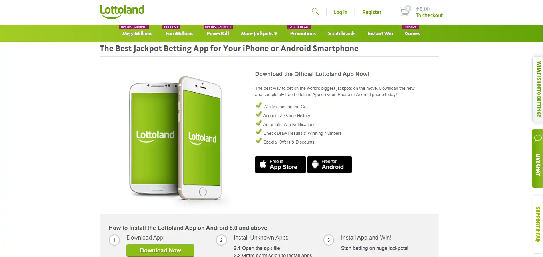 Lottoland App