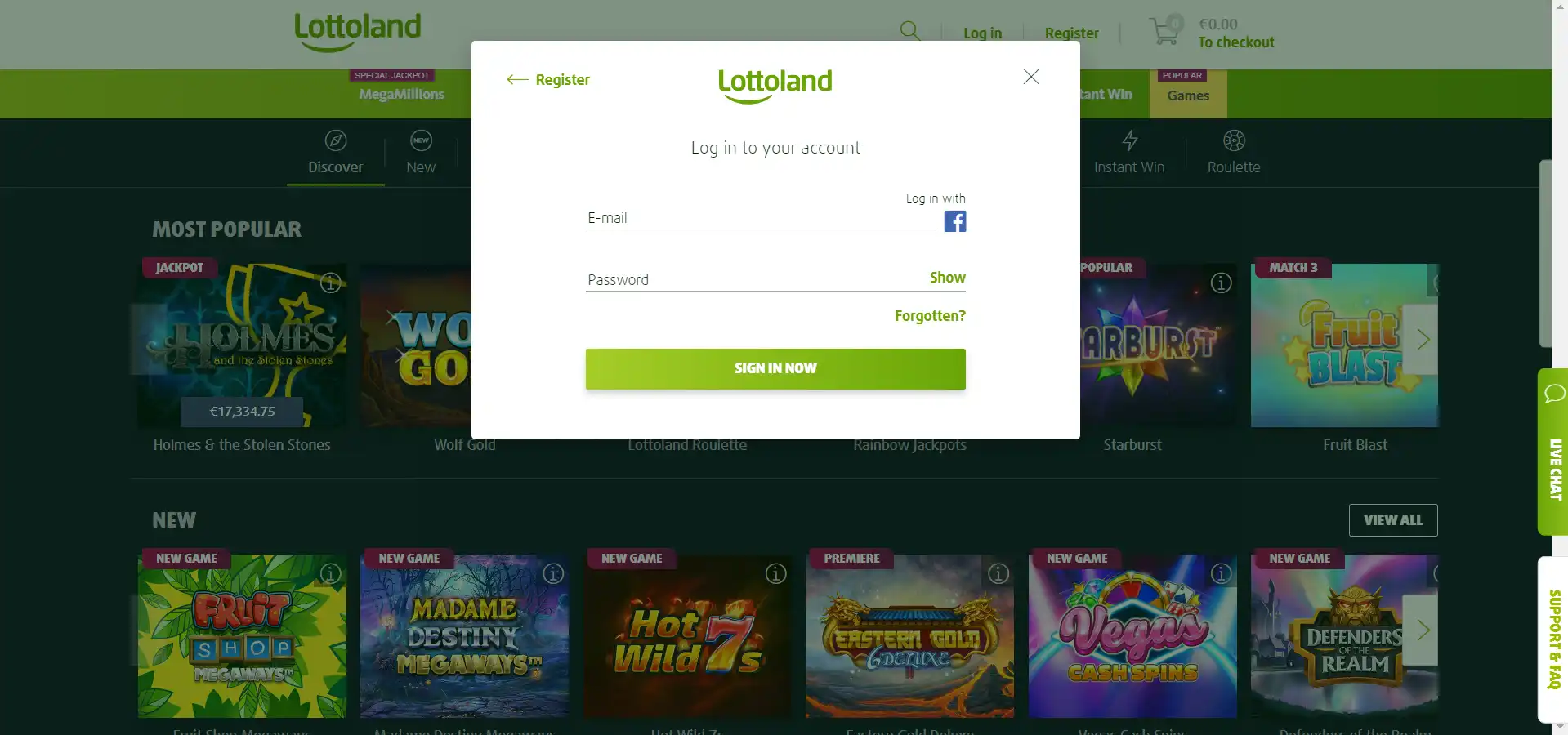Lottoland Login
