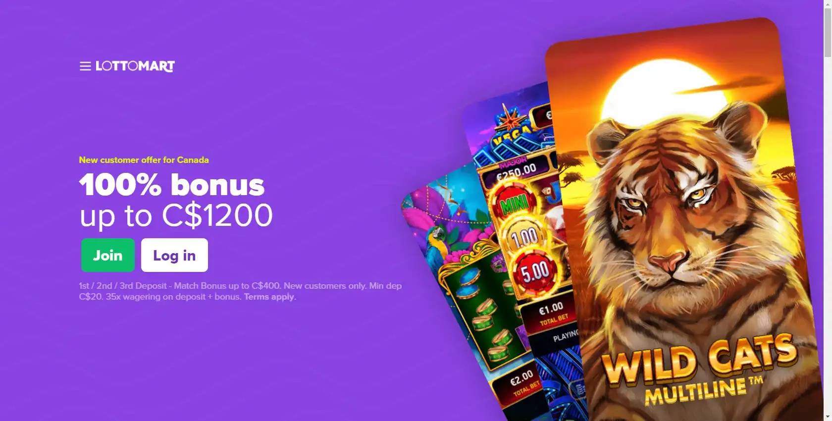 Lottomart Casino Review