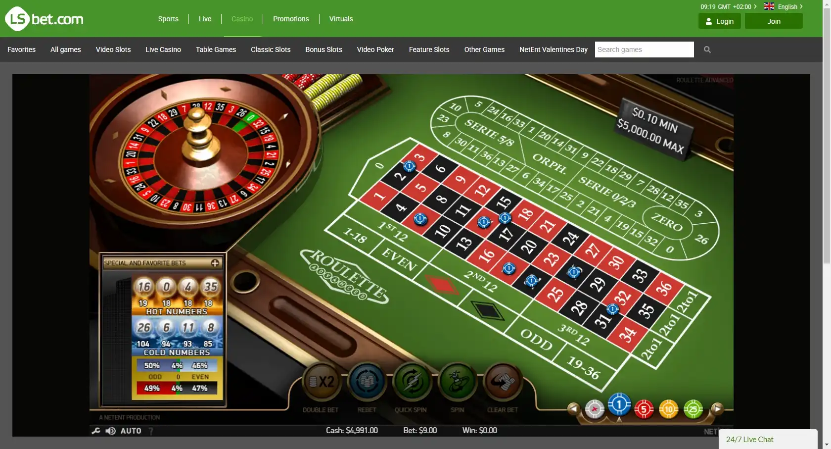 LS Bet Casino Casino Games