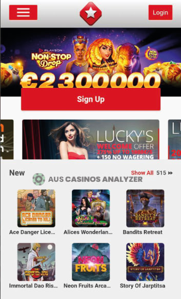 Lucky Star Casino Mobile Games Review