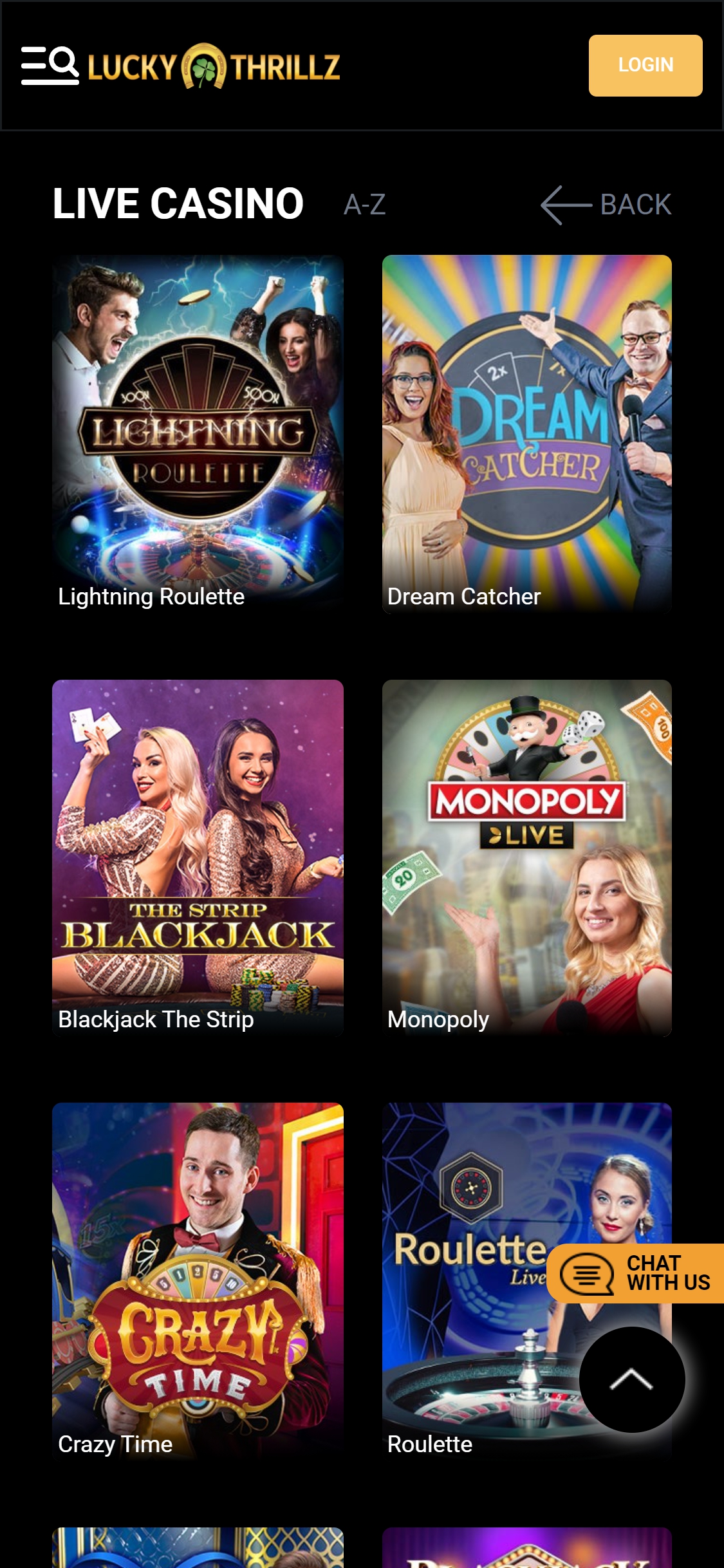 Lucky Thrillz Casino Mobile Live Dealer Games Review