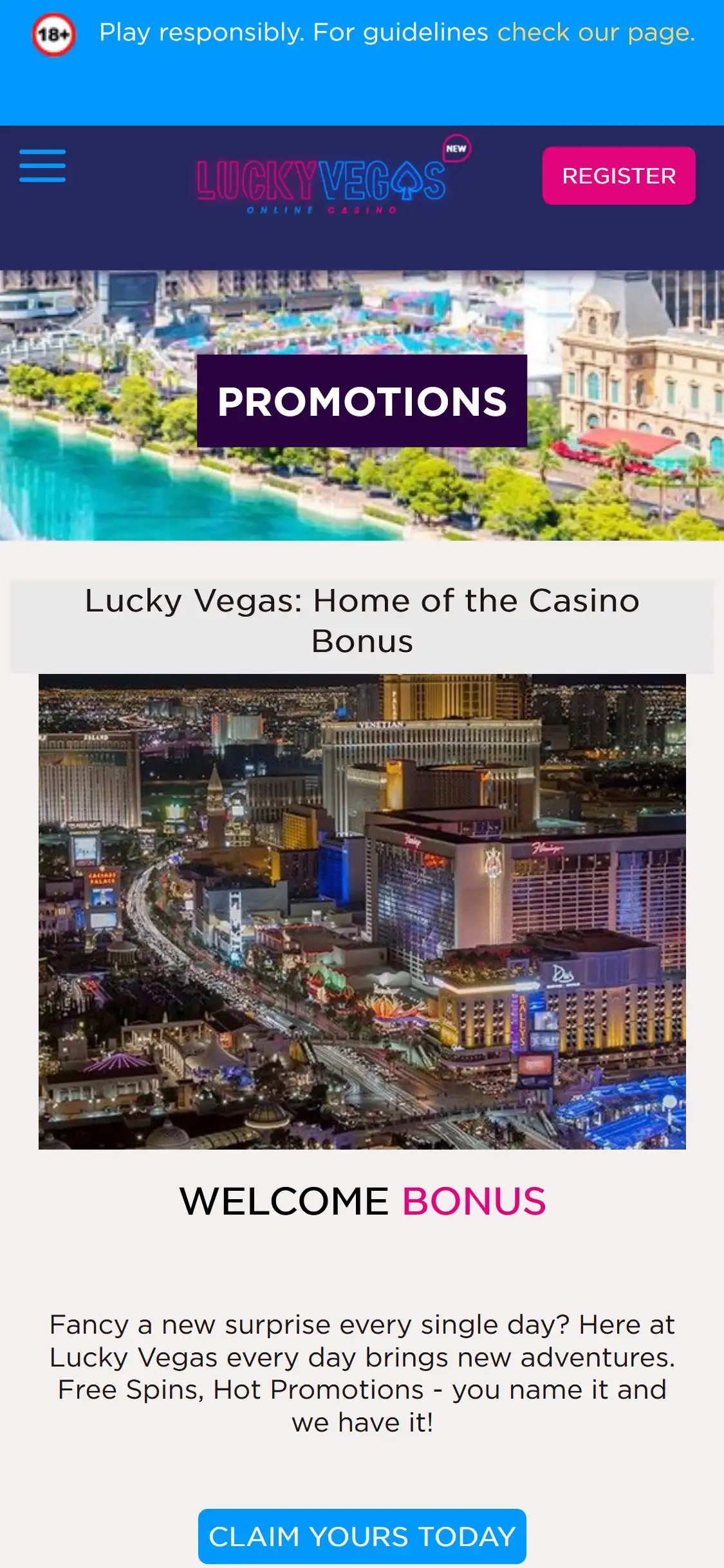 Lucky Vegas Mobile No Deposit Bonus Review