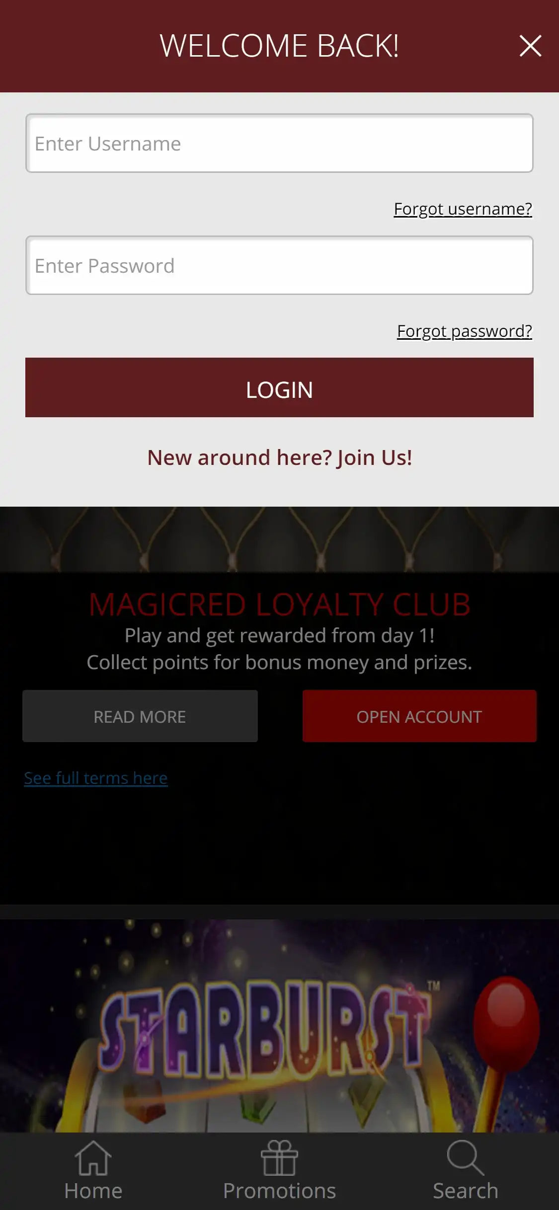 Magic Red Casino Mobile Login Review