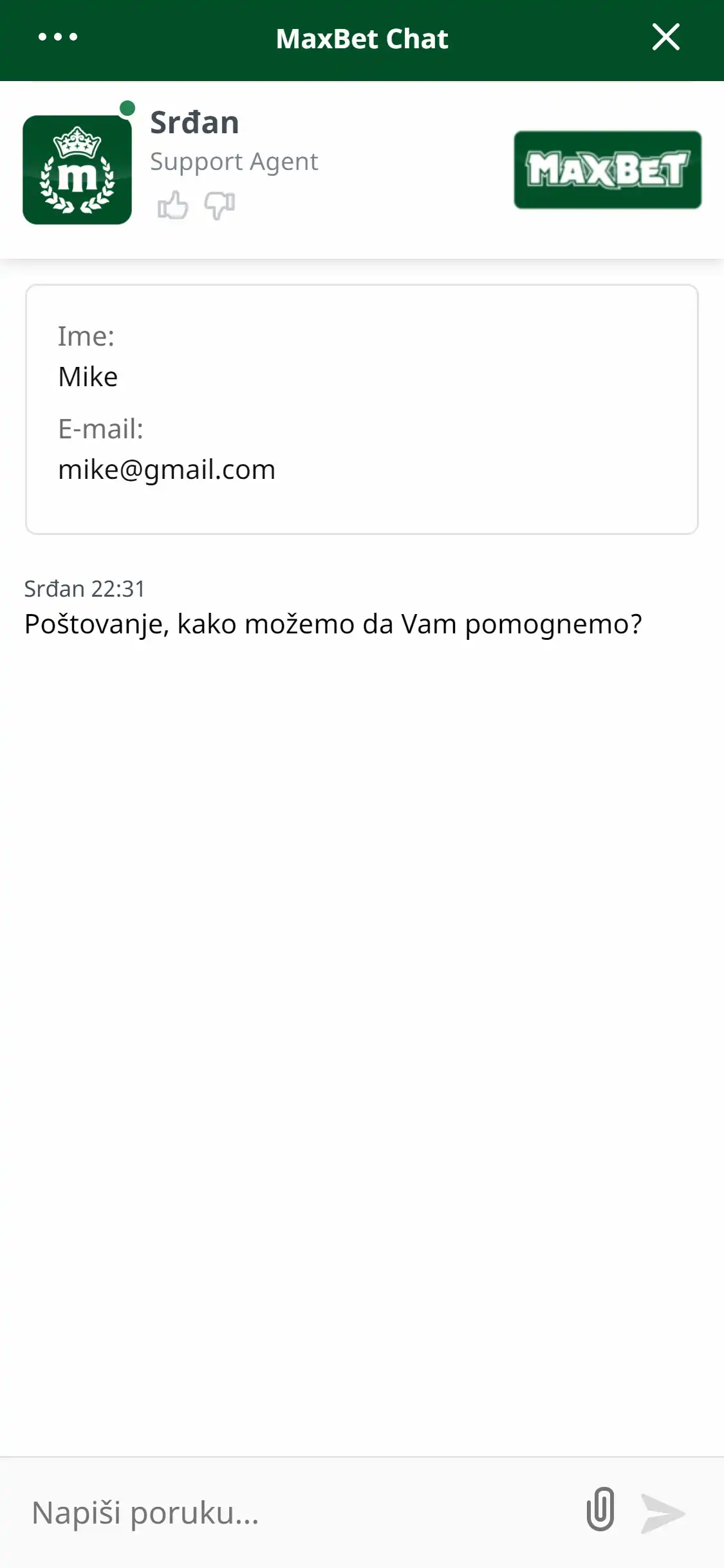 MaxBet Casino Mobile Support Review