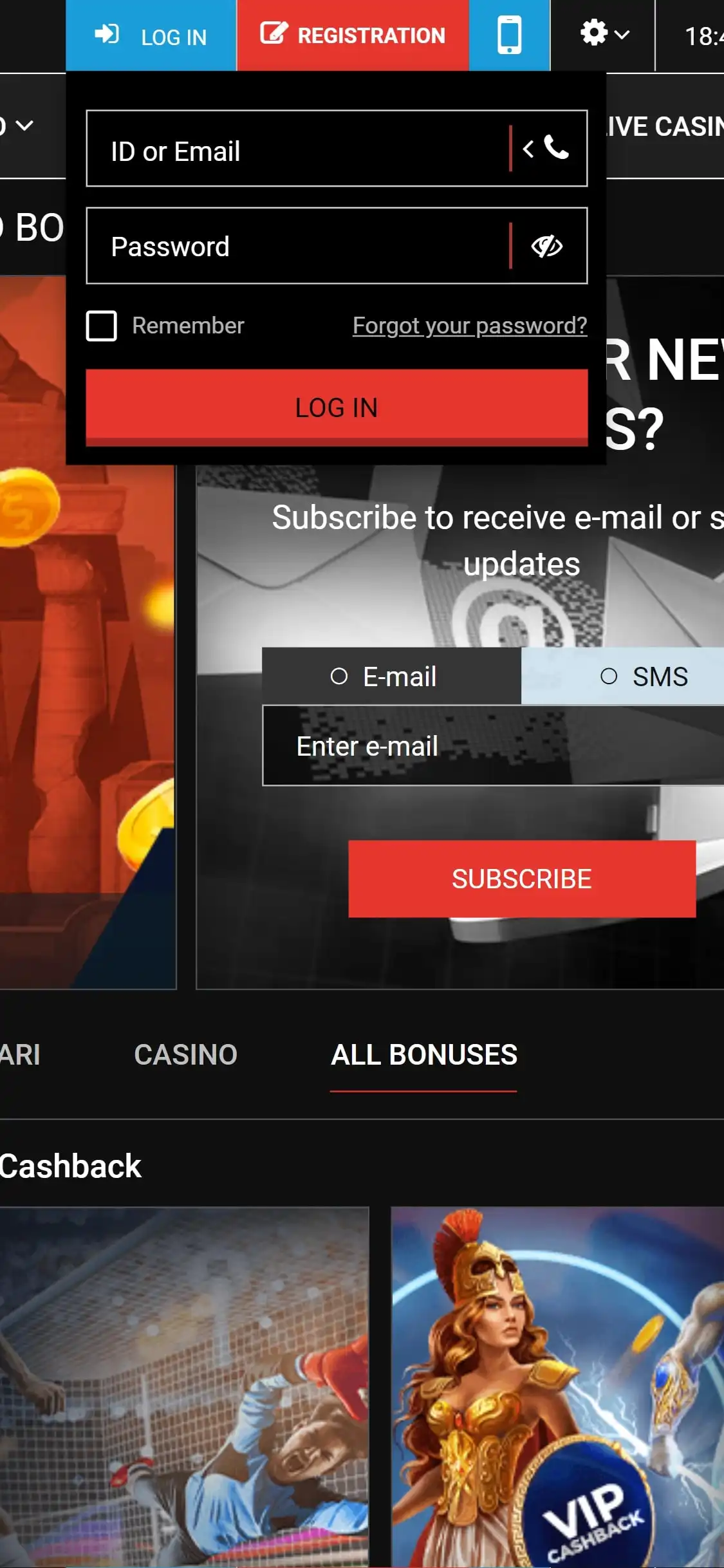 Megapari Casino Mobile Login Review
