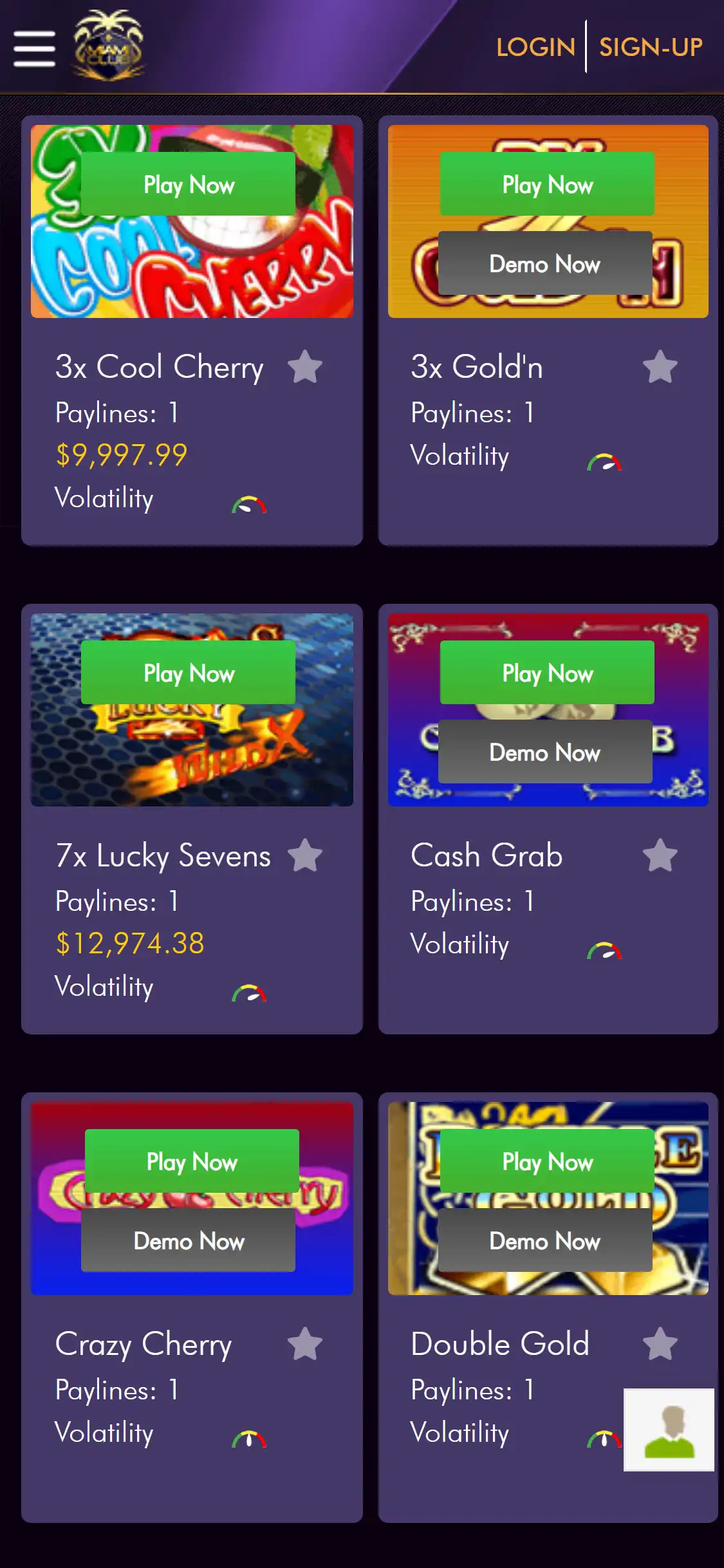 Miami Club Casino Mobile Games Review