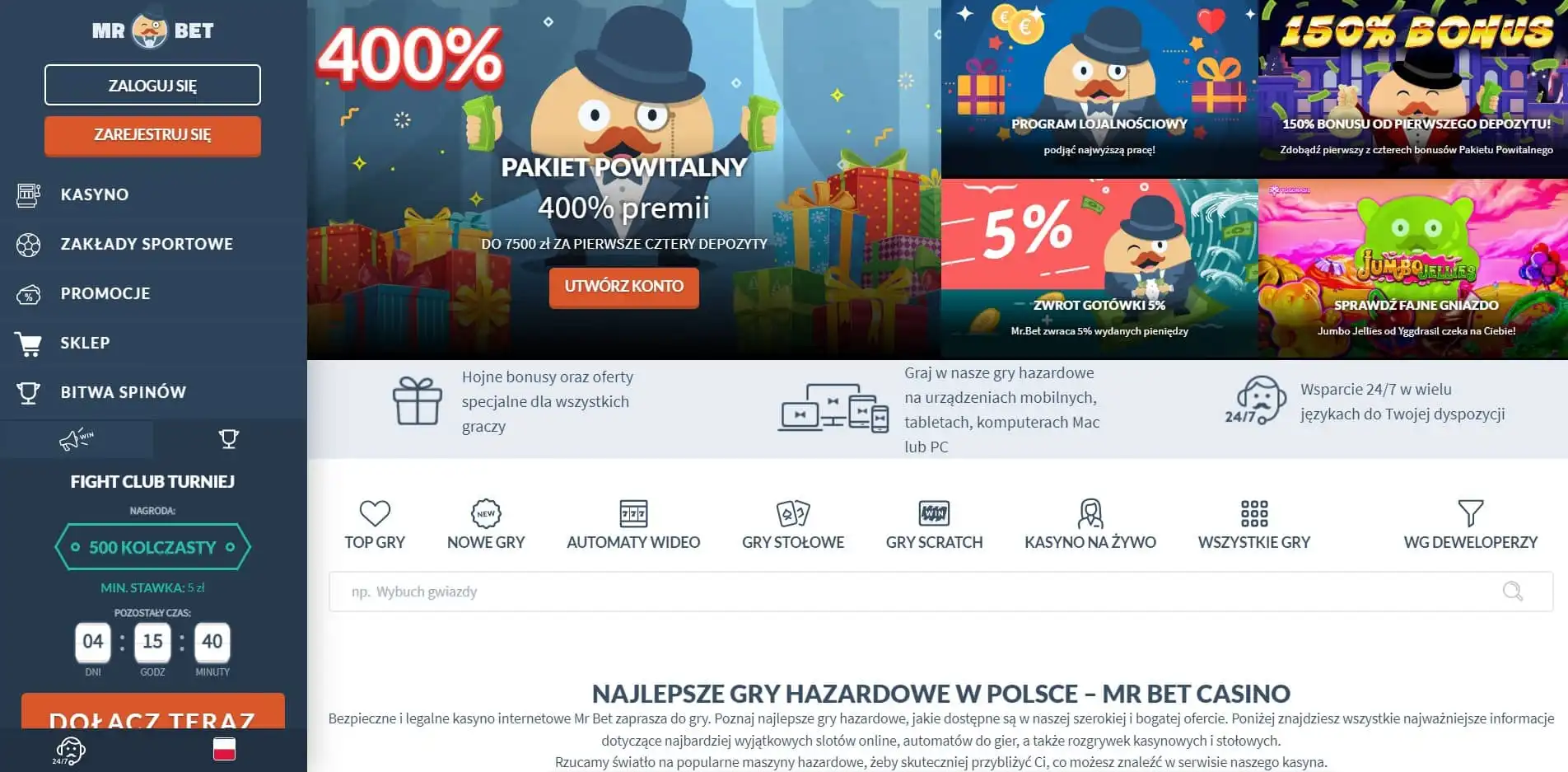 Mr Bet Review
