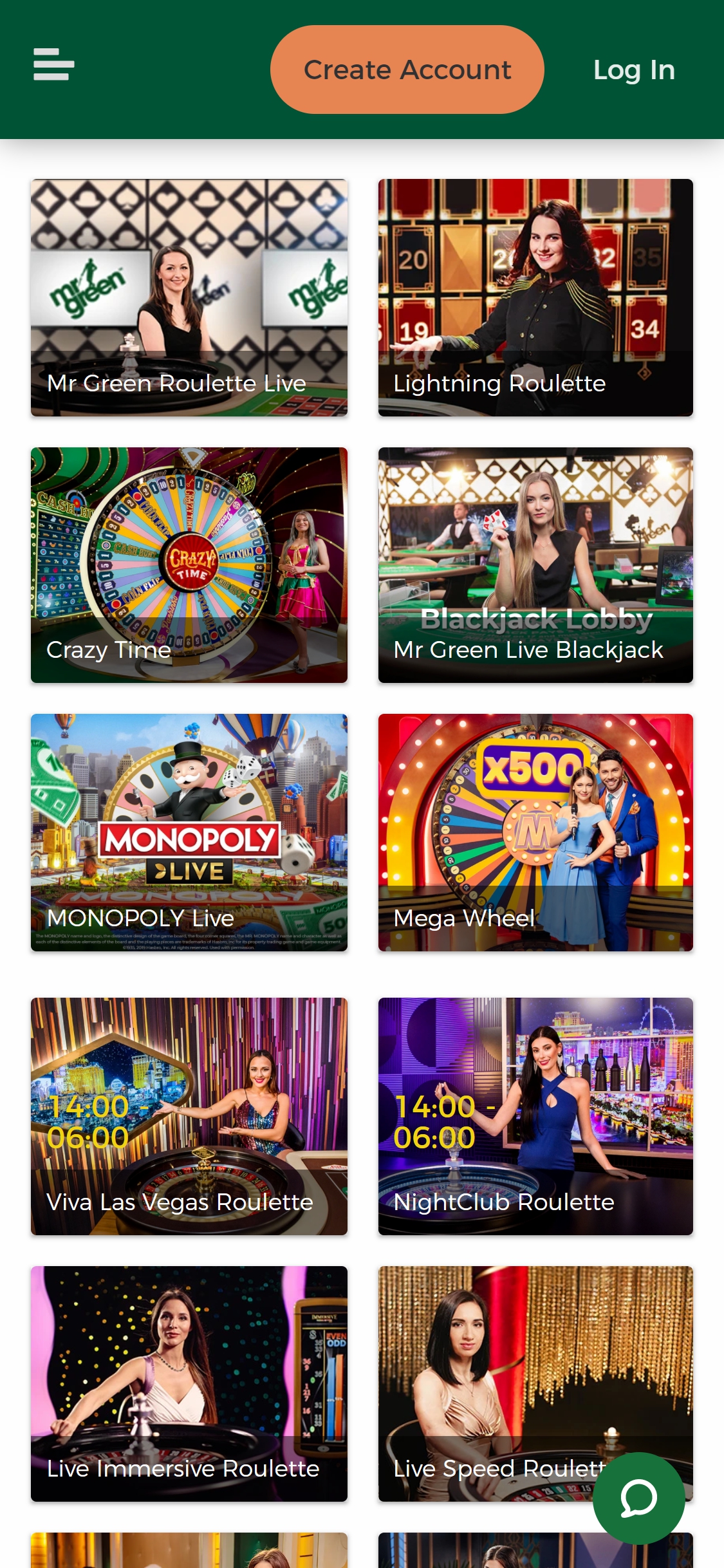 Mr Green Casino Mobile Live Dealer Games Review