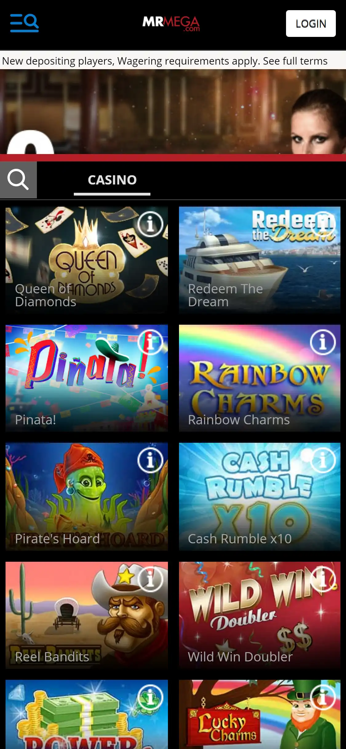 MrMega Casino Mobile Login Review