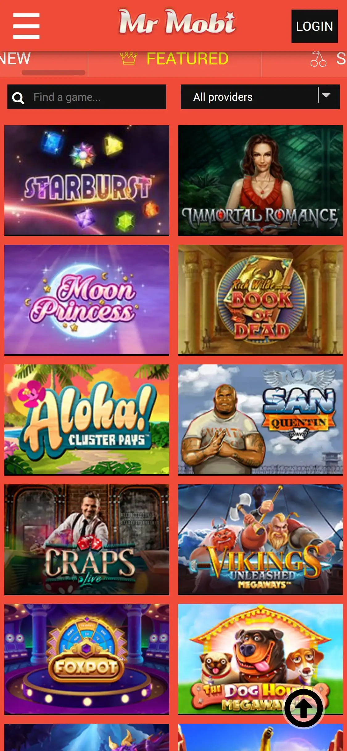 Mr Mobi Casino Mobile Games Review