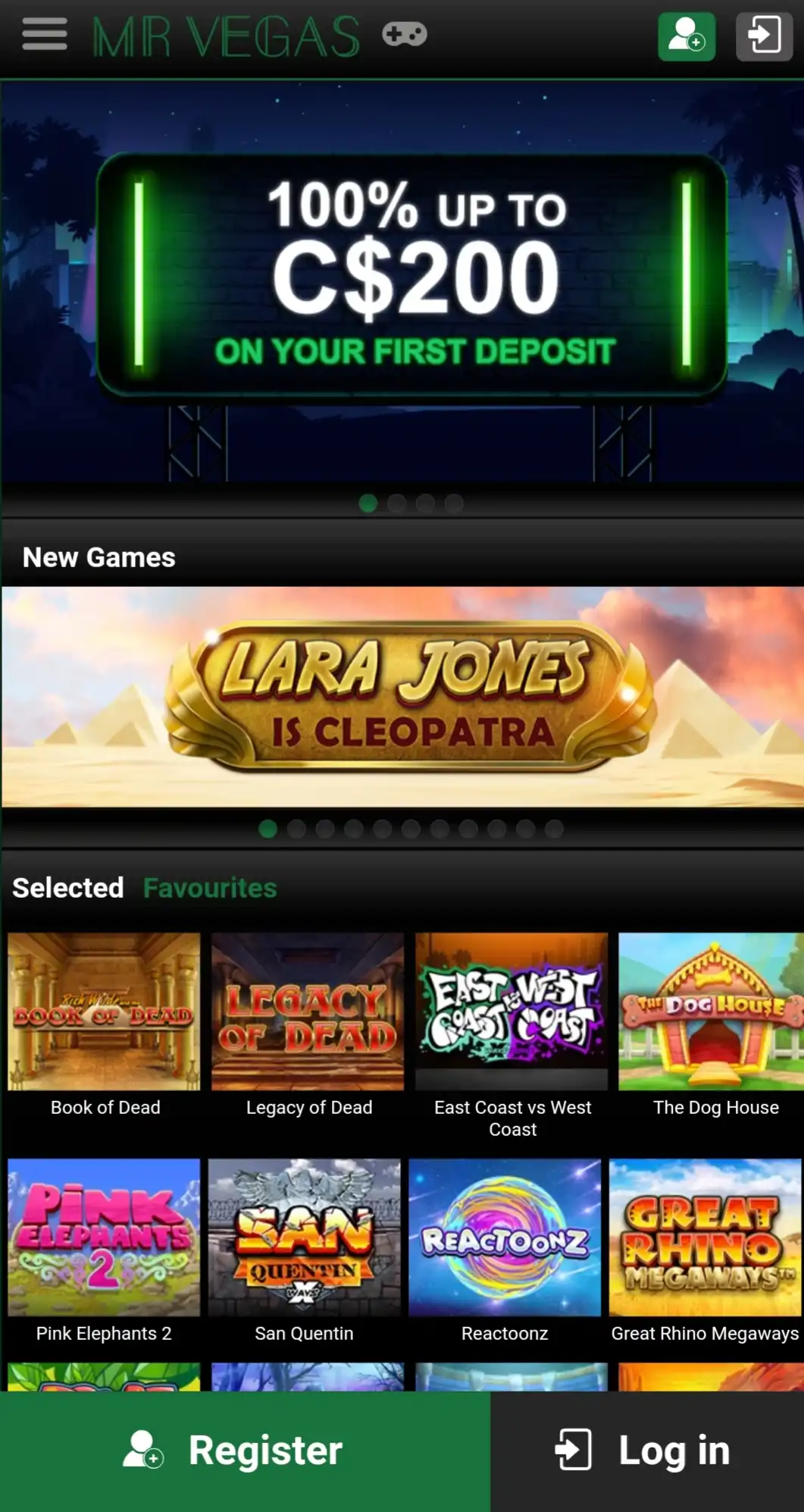 Mr Vegas Casino Mobile Login Review