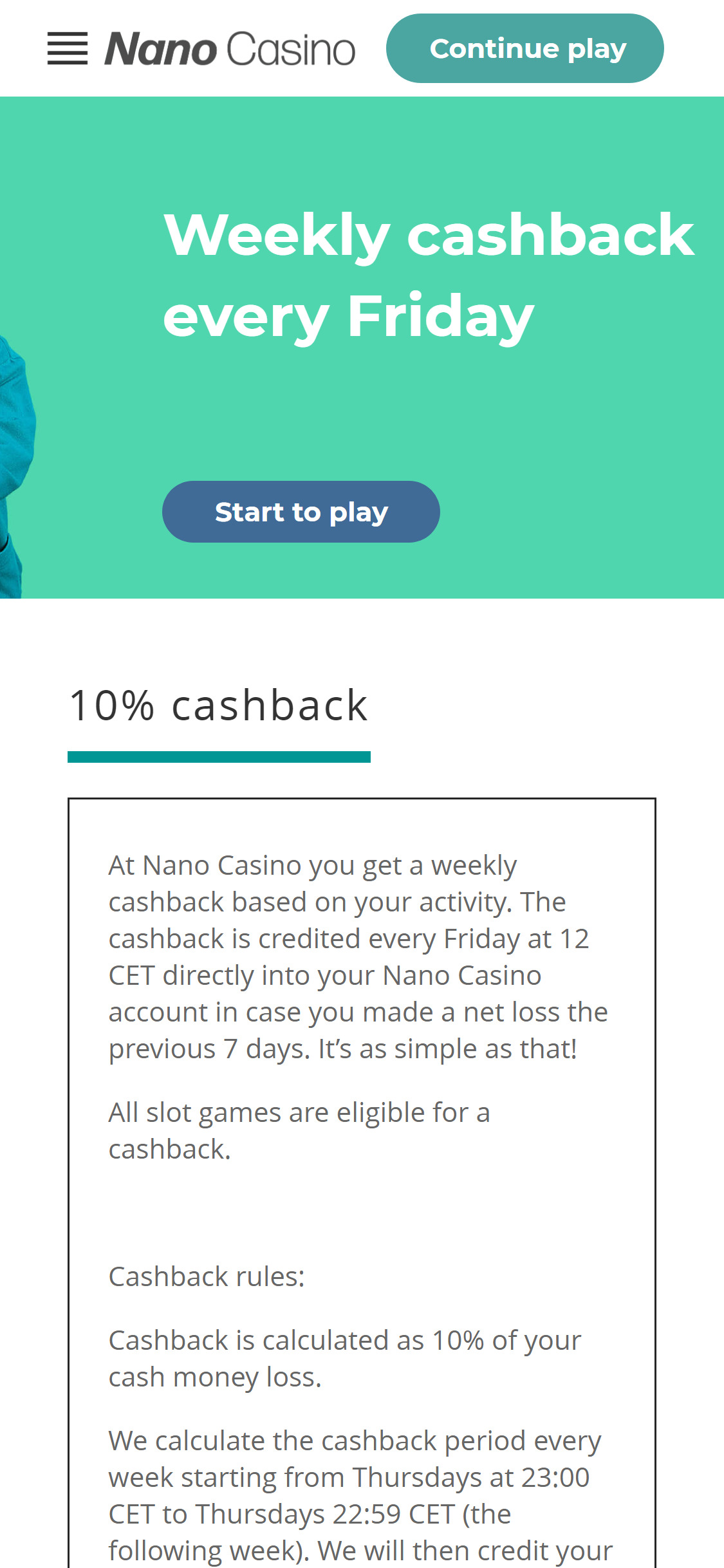 Nano Casino Mobile No Deposit Bonus Review