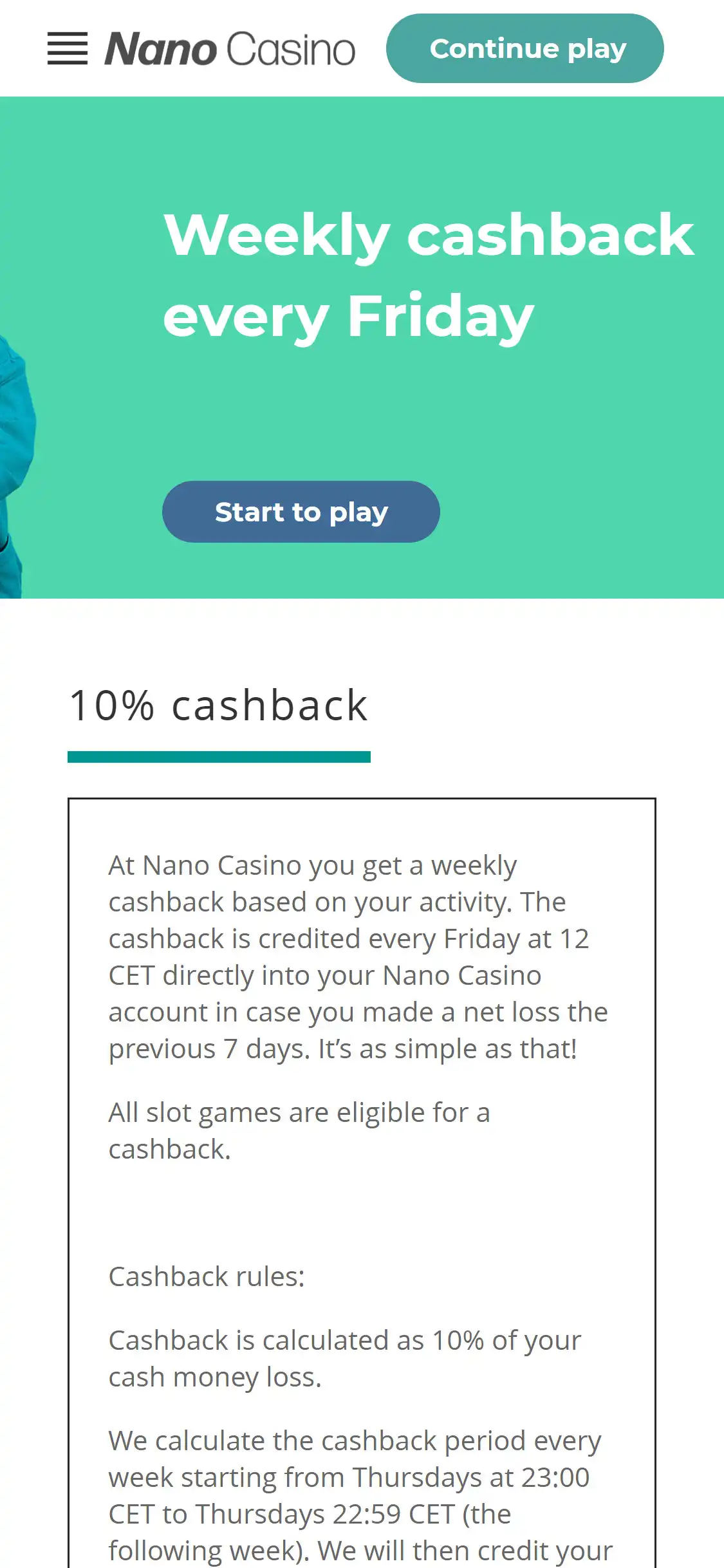 Nano Casino Mobile No Deposit Bonus Review