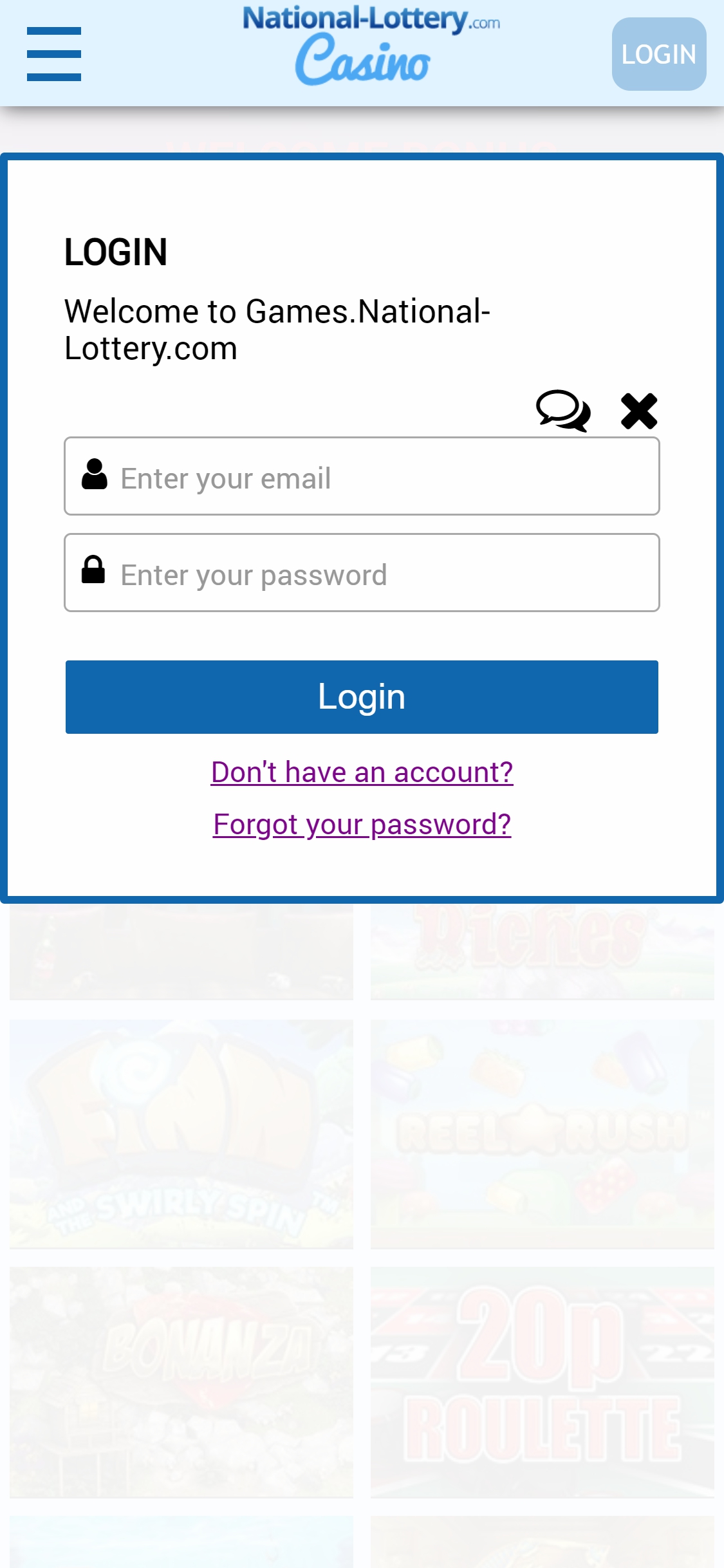 National Lottery Casino Mobile Login Review