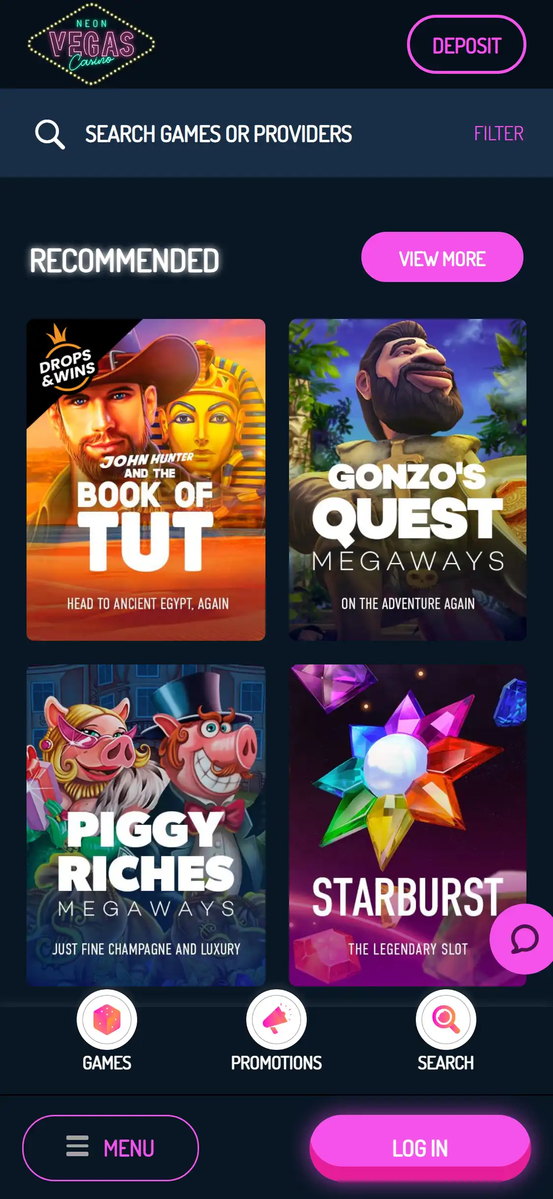 Neon Vegas Mobile Games Review