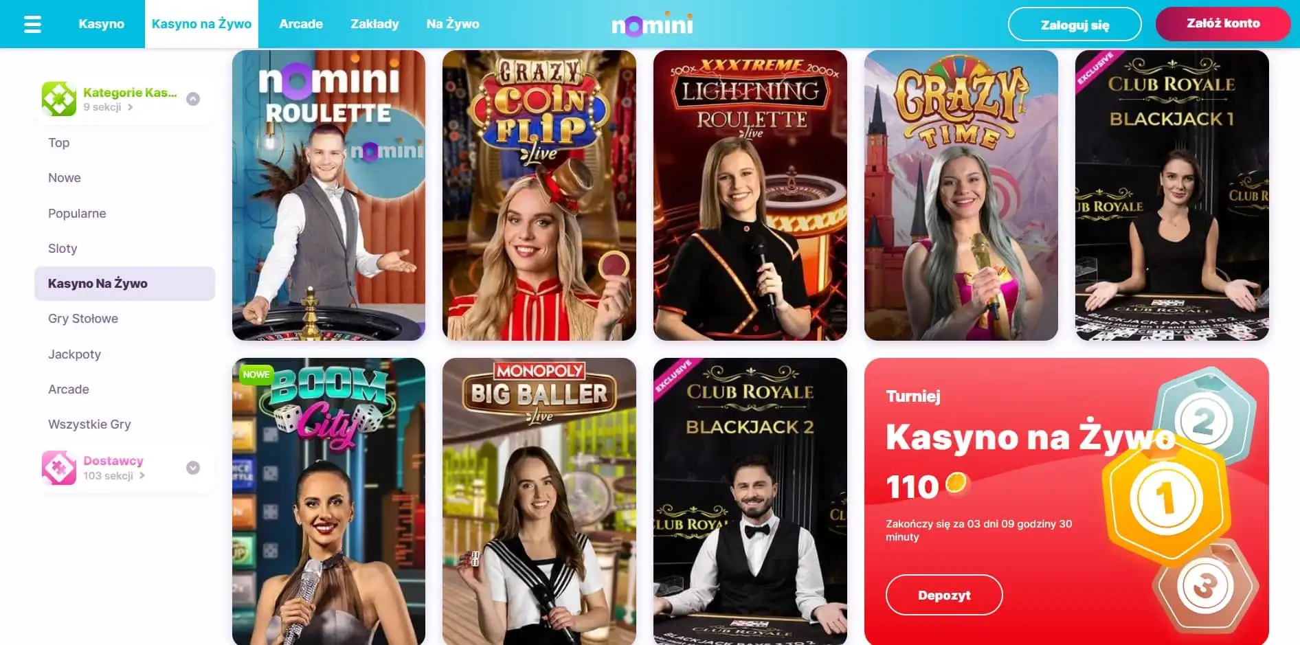 Nomini Casino Review