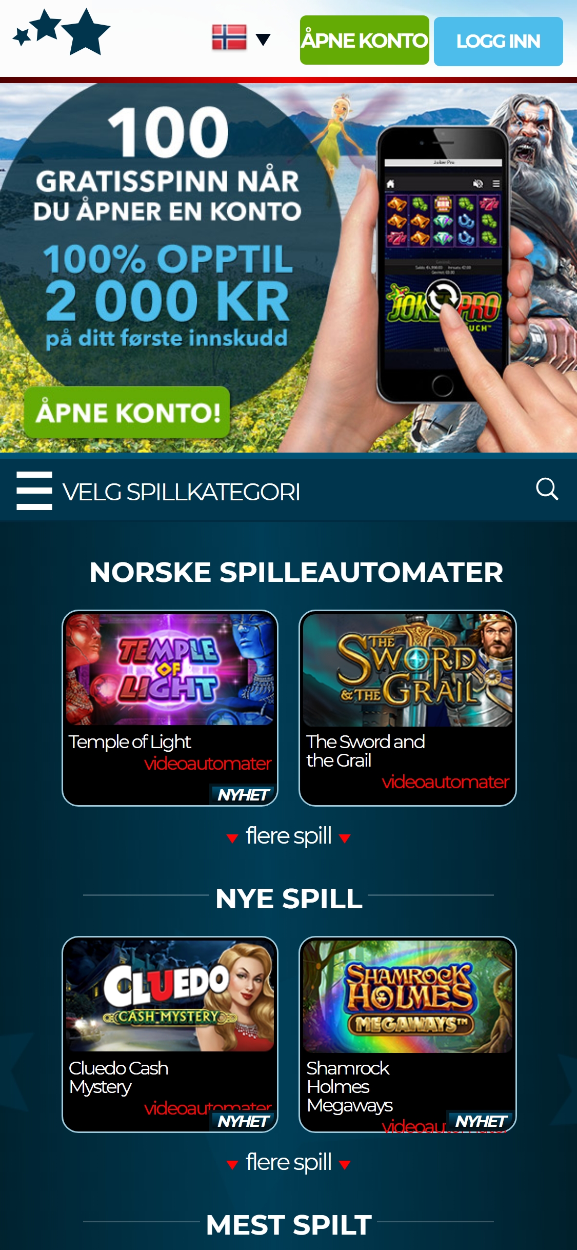 Norske Automater Casino Mobile Review