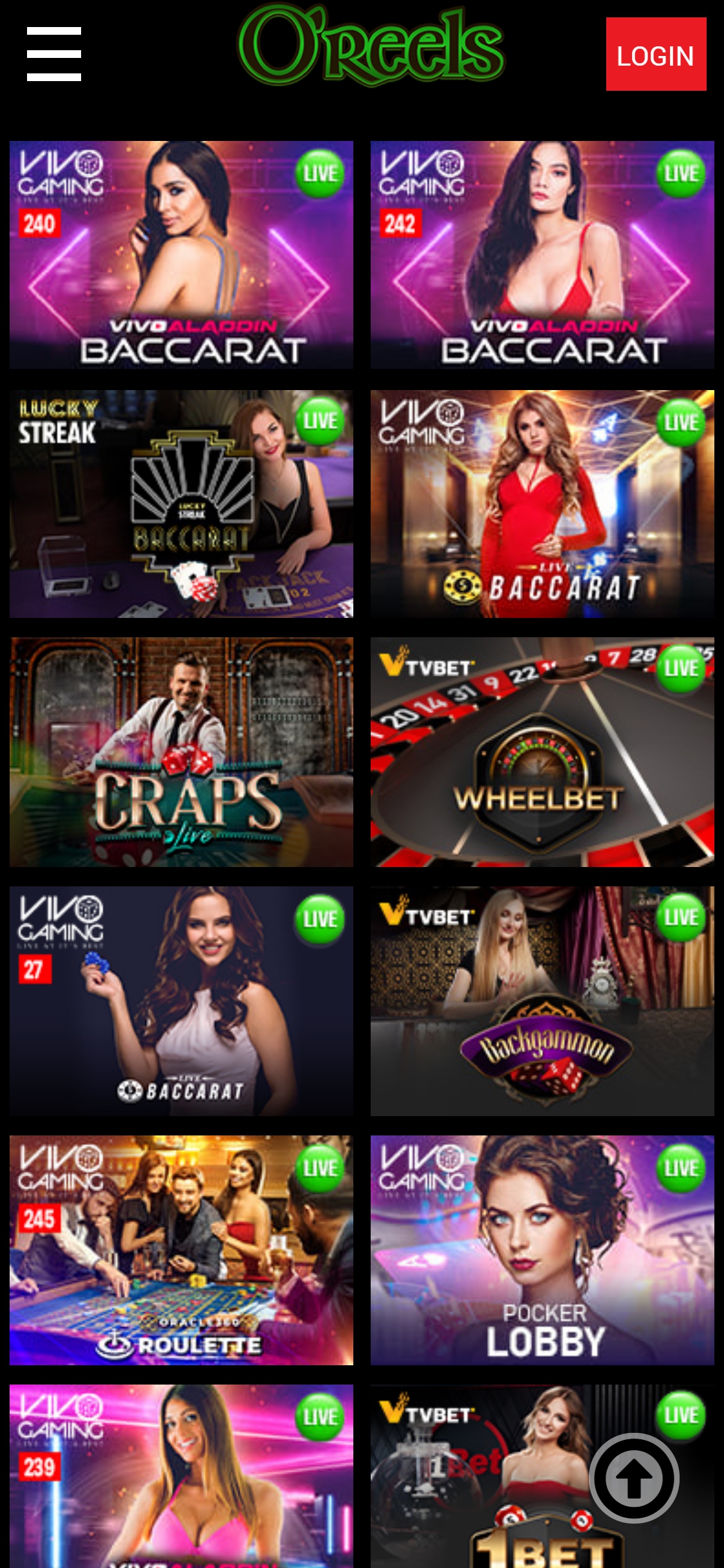 O Reels Casino Mobile Live Dealer Games Review