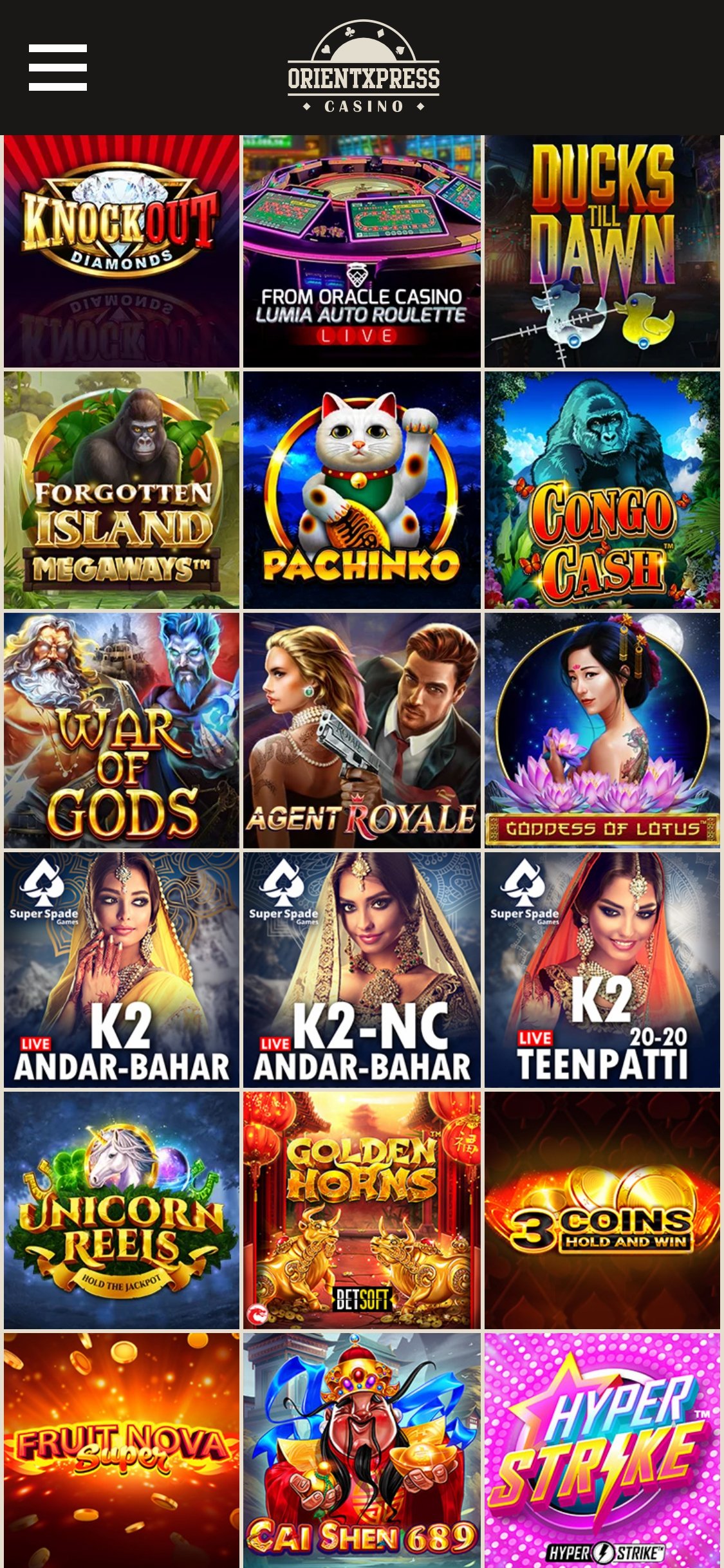 Orient Xpress Casino Mobile Games Review