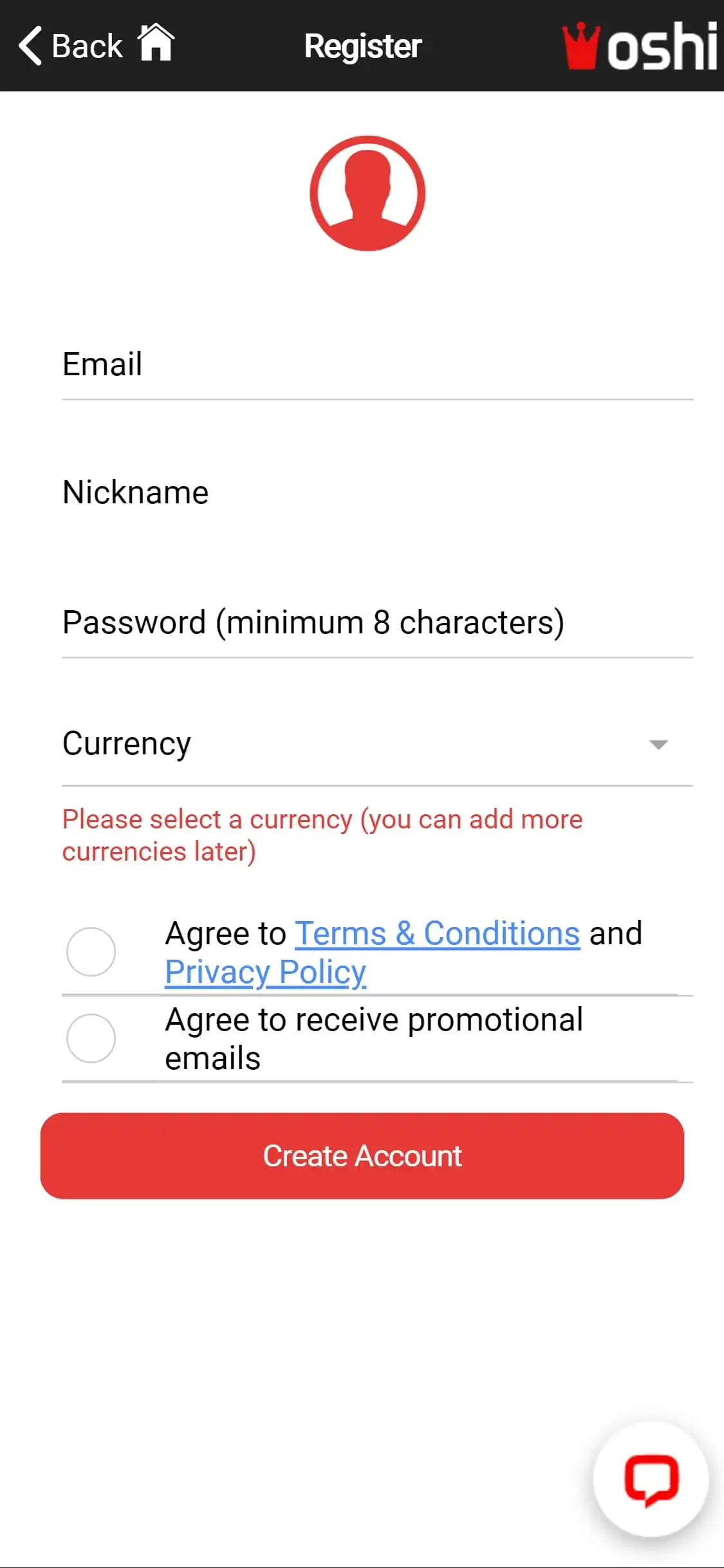 Oshi Casino Mobile Login Review