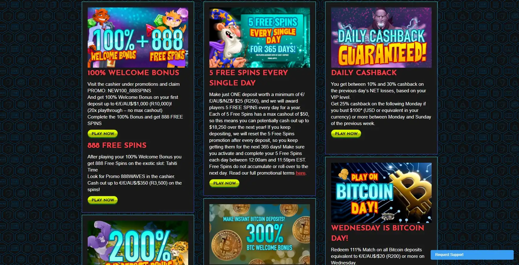 Paradise 8 Casino No Deposit Bonus