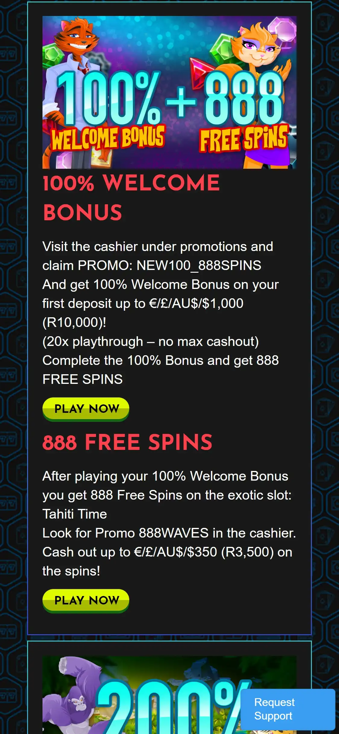 Paradise 8 Casino Mobile No Deposit Bonus Review