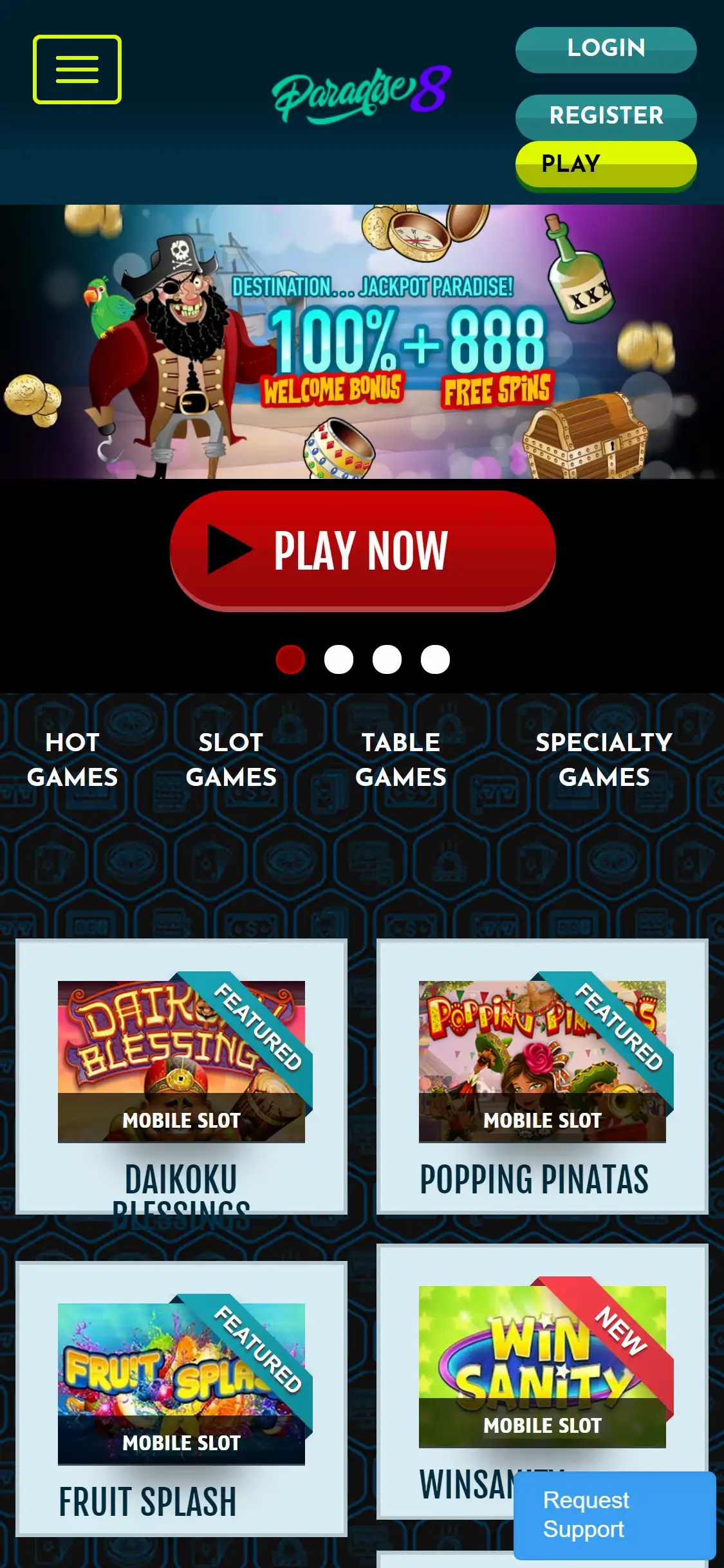 Paradise 8 Casino Mobile Review