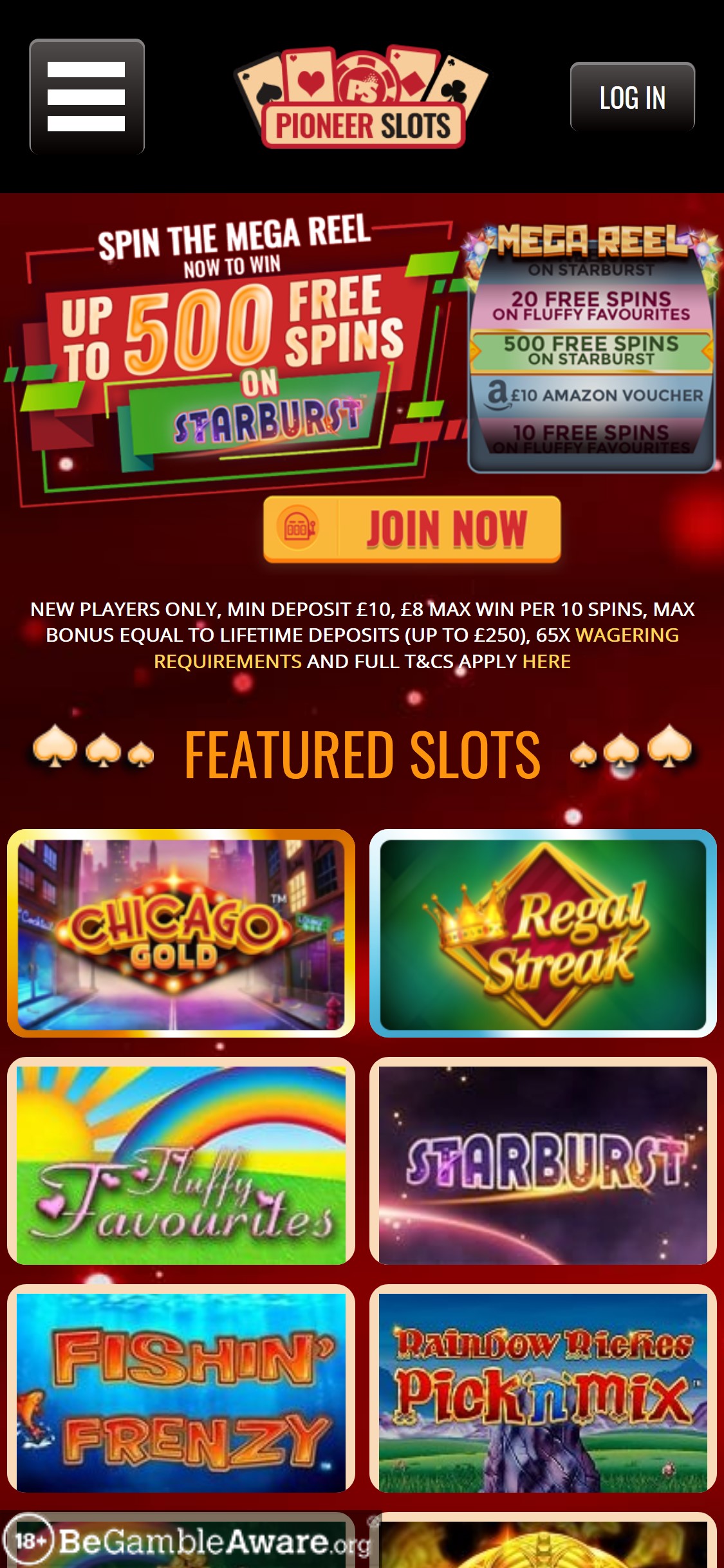 Pioneer Slots Casino Mobile Review