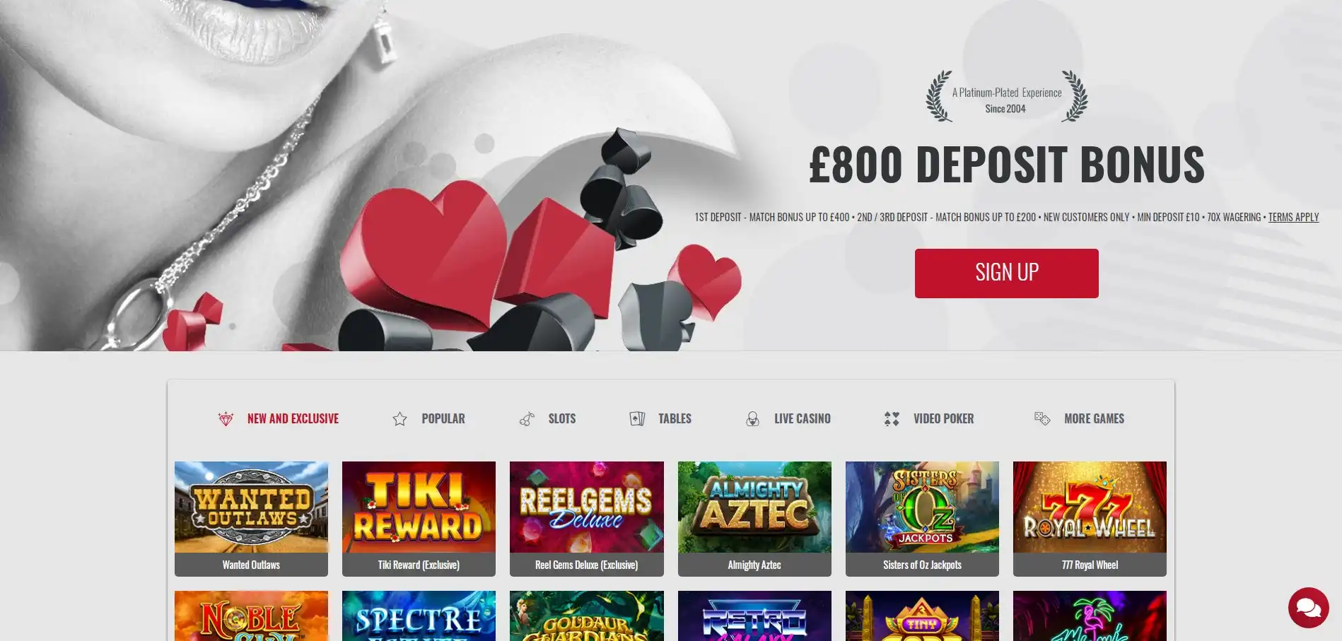 Platinum Play Casino Games