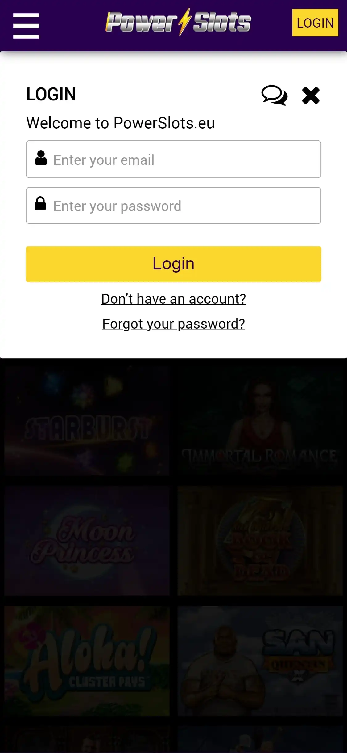 Power Slots Casino Mobile Login Review