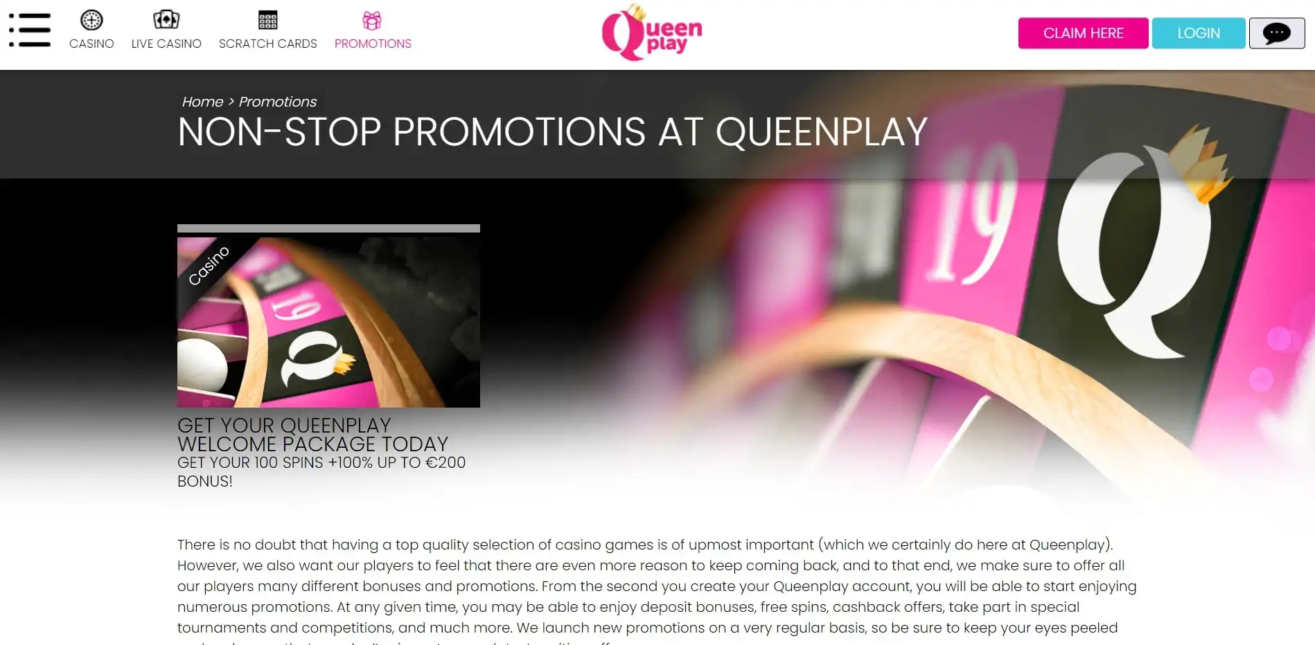 Queen Play No Deposit Bonus