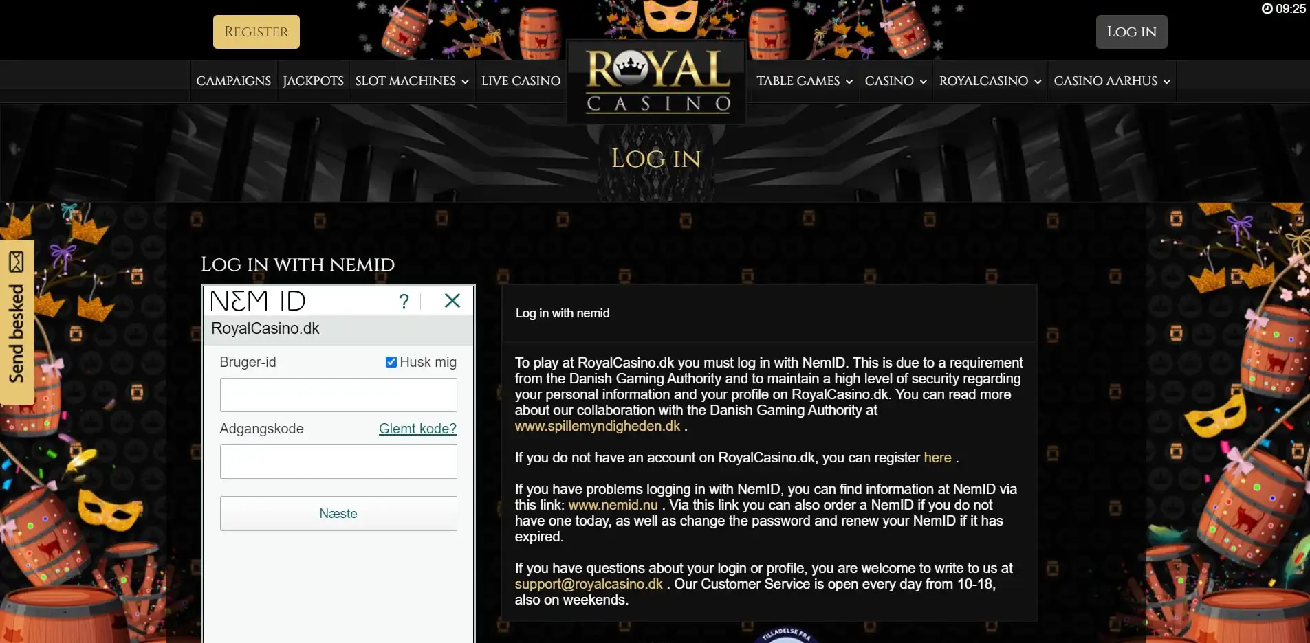RoyalCasino Login