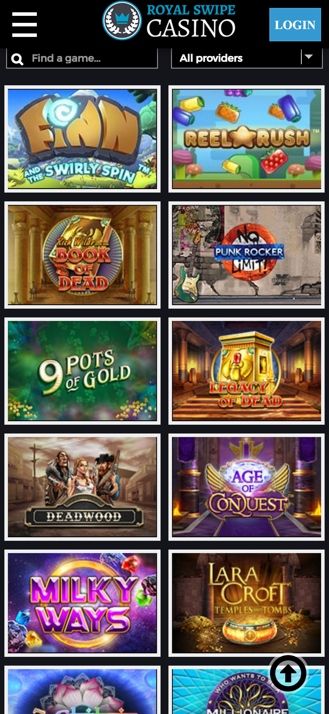 Royal Swipe Casino Mobile Games Review