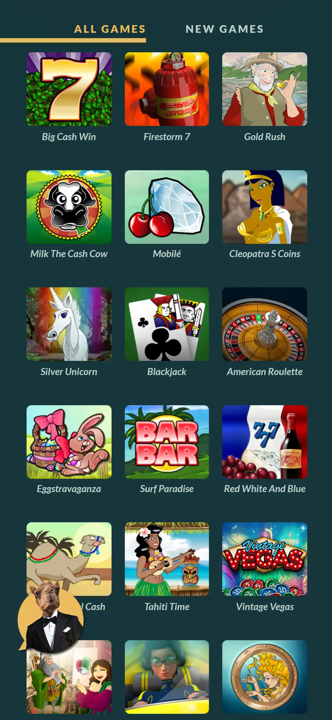 Sahara Sands Casino Mobile Games Review