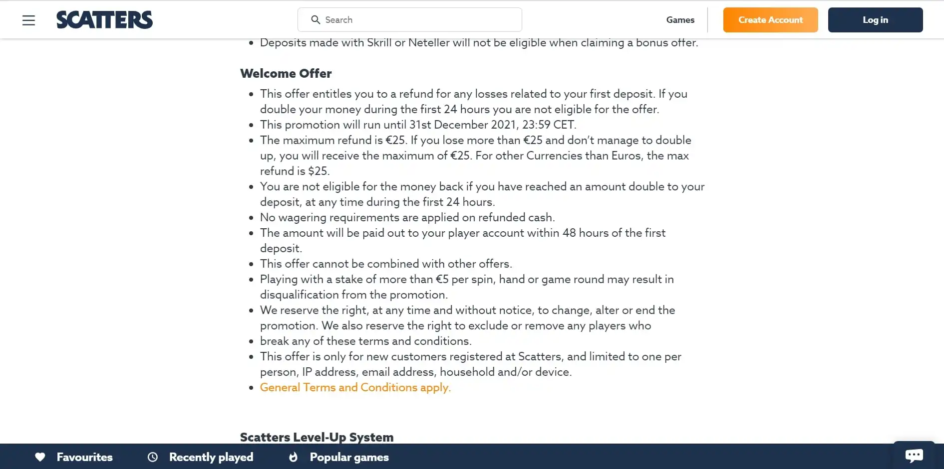 Scatters Casino No Deposit Bonus